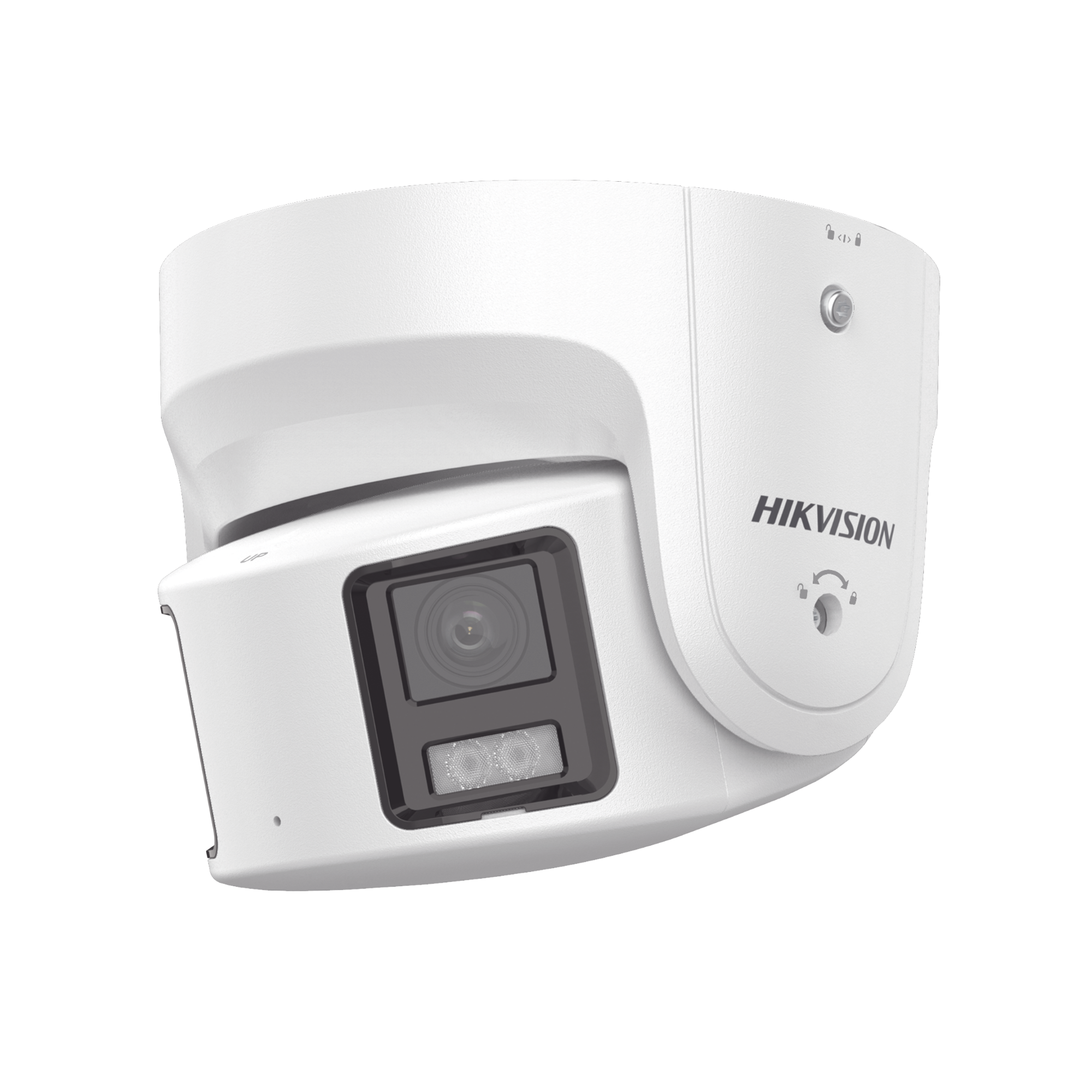 [ PROTECCIÓN ACTIVA ] Turret IP Panorámica 8 Megapixel / 180° / Imagen a Color 24/7 / PoE / WDR 130° / IP67 / ACUSENSE / Protección Activa (Luz Estroboscópica y Alarma Audible) / MicroSD