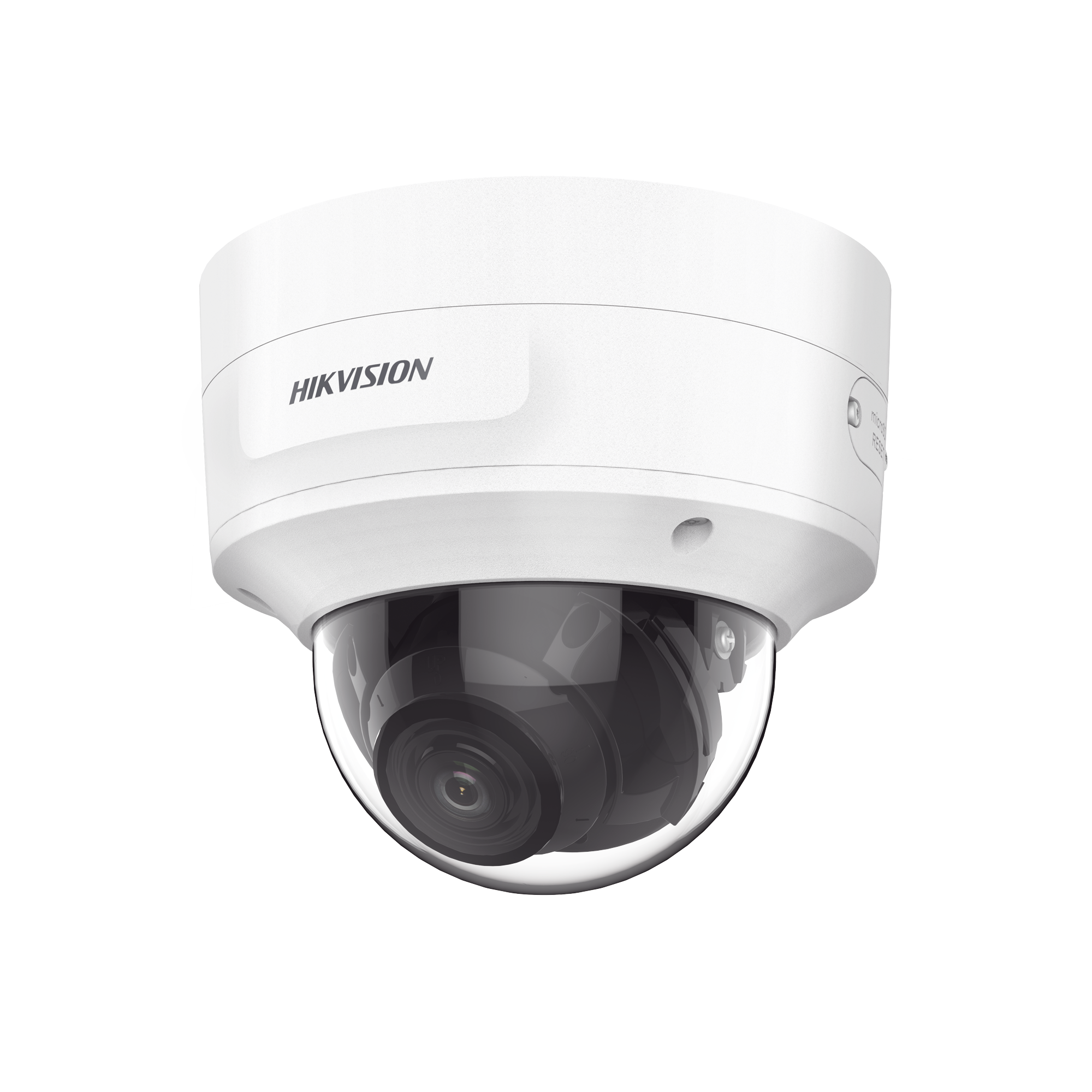 Domo IP 8 Megapixel (4K) / Lente Mot. 2.7 a 13.5 mm / 40 mts IR EXIR / Exterior IP66 / IK10 / DARKFIGHTER / Audio y Alarma I/O / PoE+ / ONVIF / Micro SD / 4 Analíticos: AcuSense, Deteccion Facial, Conteo de Personas por Cruce y Zona