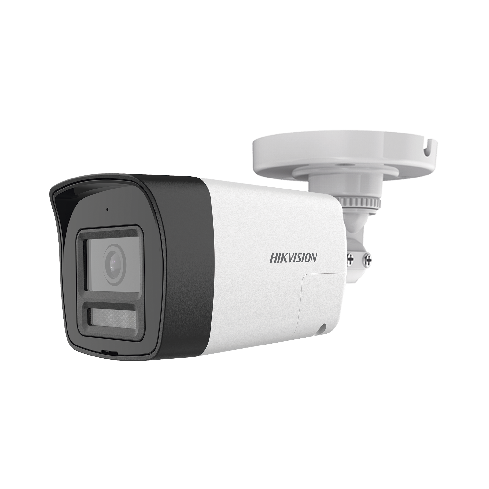 [Audio Bidireccional + Sirena & Estrobo + Dual Light + ColorVu] Bala TURBOHD 4K (8 Megapixel) / Lente 2.8 mm / 30 mts IR EXIR + 20 mts Luz Blanca / Micrófono y Bocina Integrado / Exterior IP67 / Metal / dWDR