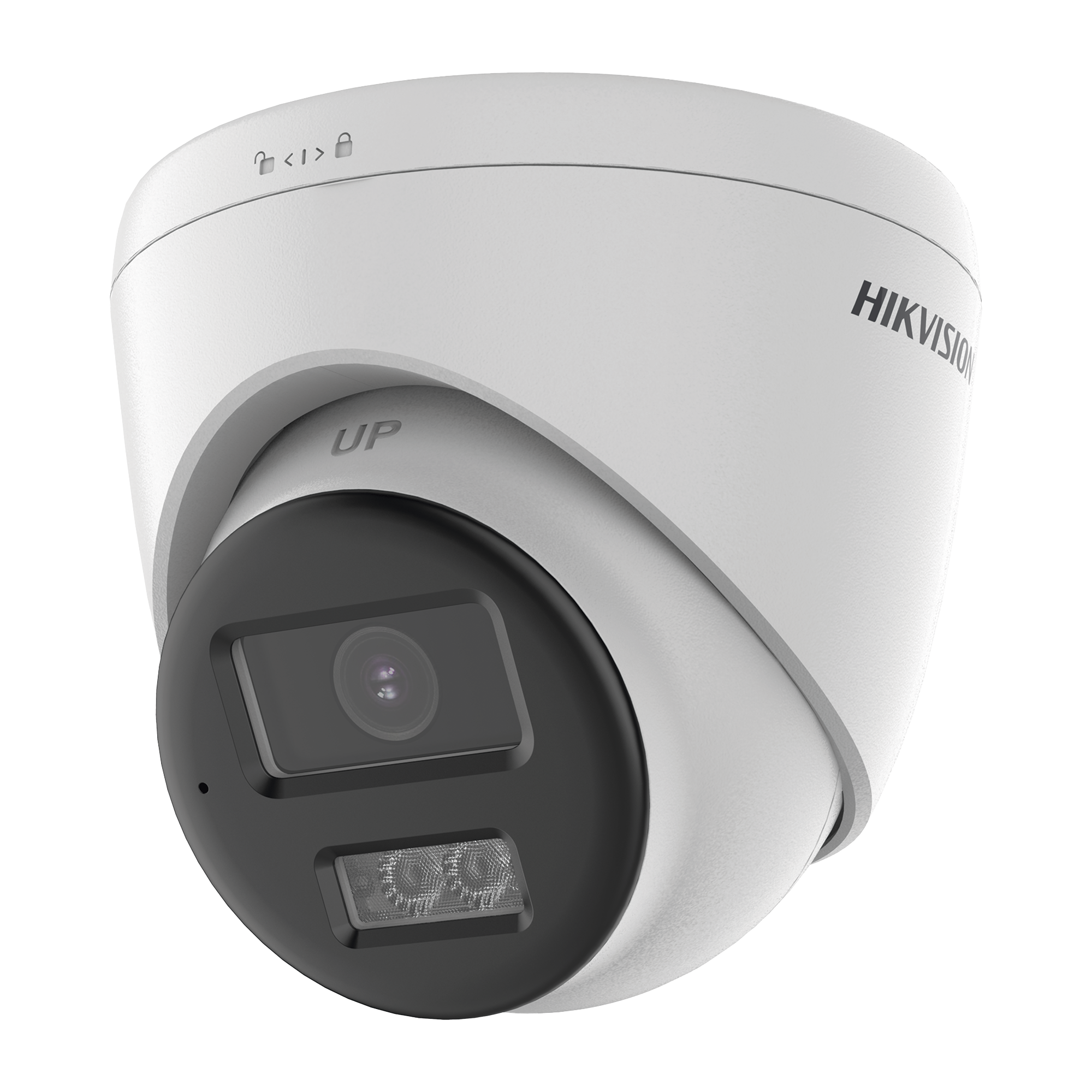 [Audio Bidireccional + Sirena & Estrobo + Dual Light + ColorVu] Turret TURBOHD 4K (8 Megapixel)  / Lente 2.8 mm / 40 mts IR EXIR + 40 mts Luz Blanca / Sirena / Micrófono y Bocina Integrado / Exterior IP67 / dWDR