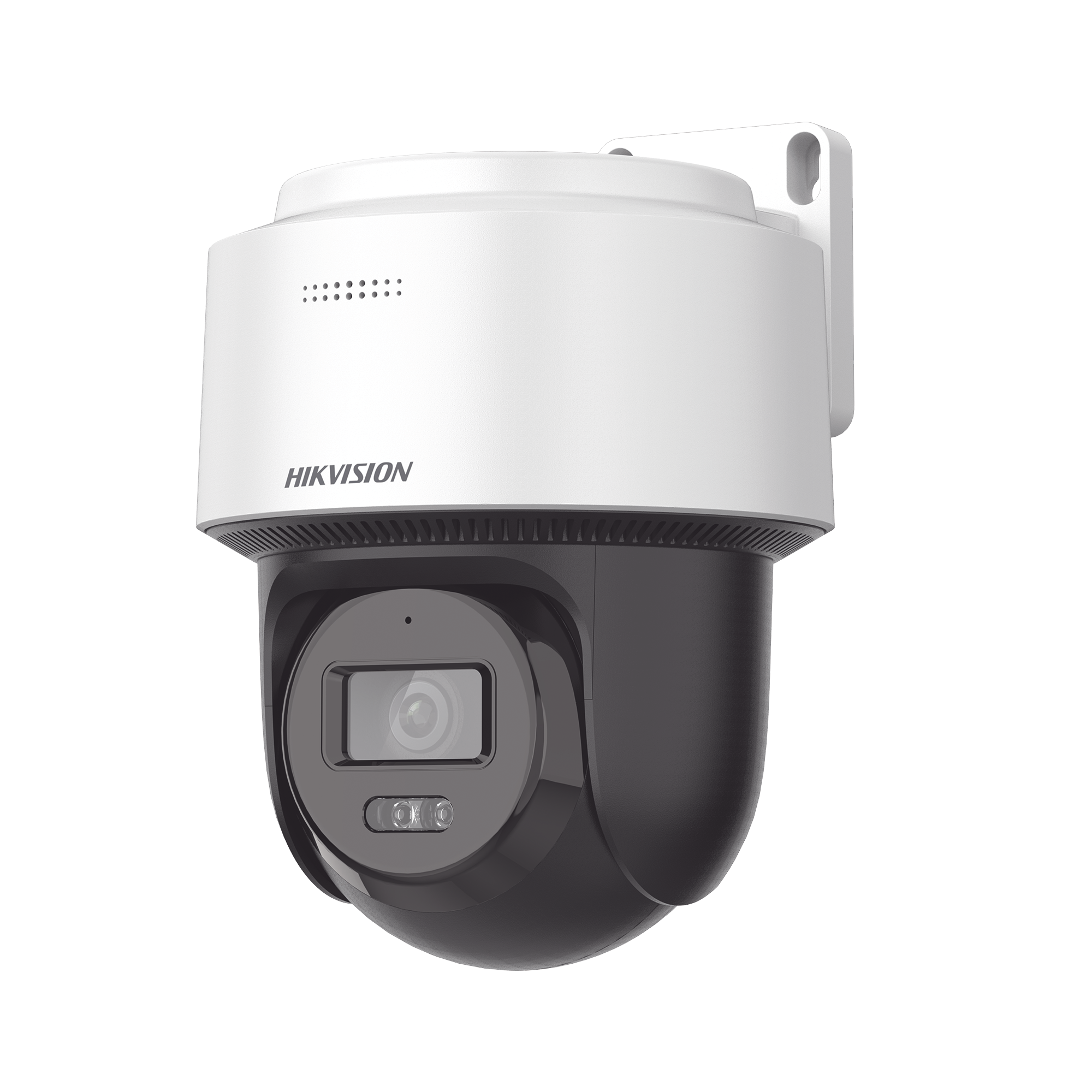 [FlexVu]  Domo PT IP 4 Megapixel / Lente 4 mm  / Dual Light (30 mts IR + 30 mts Luz Blanca)  / Autoseguimiento en Humanos / PoE / IP66 / Micrófono y Bocina Integrado (Audio de Dos Vías) / Micro SD / Incluye Montaje de Pared o Techo /