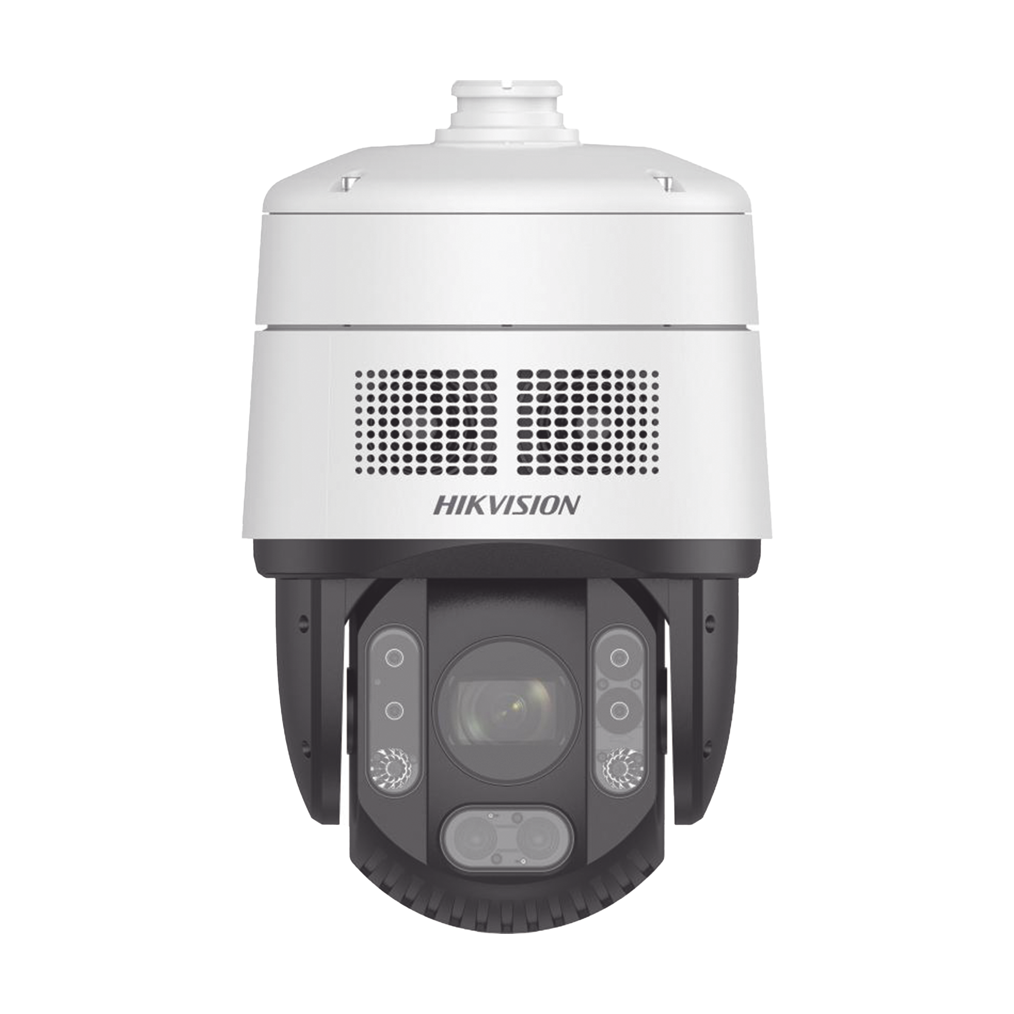 [ PROTECCIÓN ACTIVA ] Domo PTZ IP 4 Megapixel / 32X Zoom / 200 mts IR / Potente Alerta Audible y Luz Estroboscópica hasta 100 Metros / ACUSENSE / IP67 / IK10 /  / Autoseguimiento 2.0 / Hi-PoE / DARKFIGHTER / Rapid Focus / Micro SD