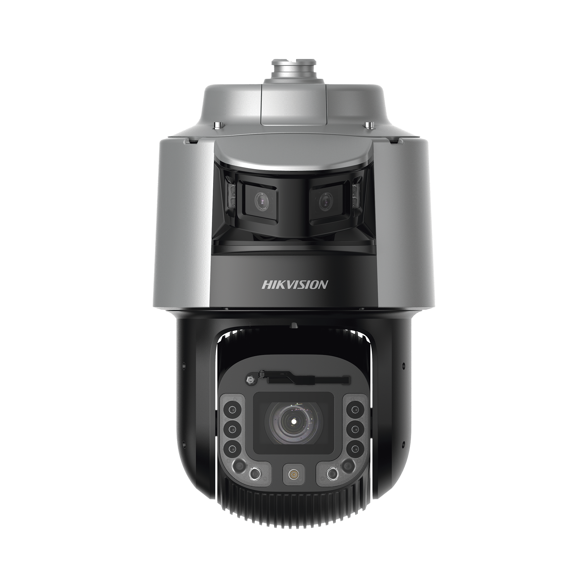 [TandemVu] Domo PTZ IP 4 Megapixel con Cámara Panoramica 180º de 6 Megapixel / 42X Zoom / 300 mts IR y 30 mts Luz Blanca / IP67 / IK10  / Autoseguimiento / Wiper / Deep learning / Entrada-Salida de Audio y Alarma / Ultra Baja Iluminació