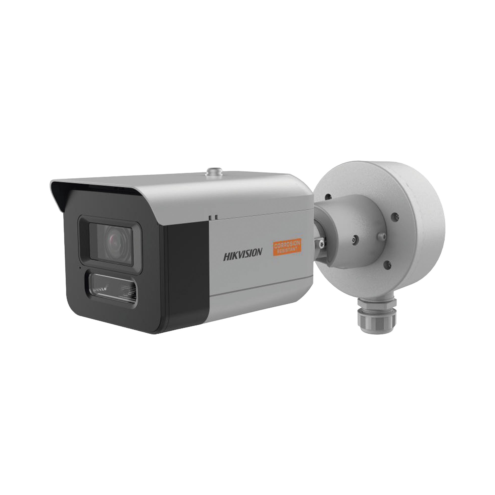 Bala IP 4 Megapixel / Lente Mot. 7 a 35 mm / Polimero Anticorrosivo (Ideal para Zonas Costeras o Alta Salinidad) / ColorVu / Dual Light (50 mts IR + 50 mts Luz Blanca) / WDR 130 dB / Exterior IP68 / IK10 / ONVIF