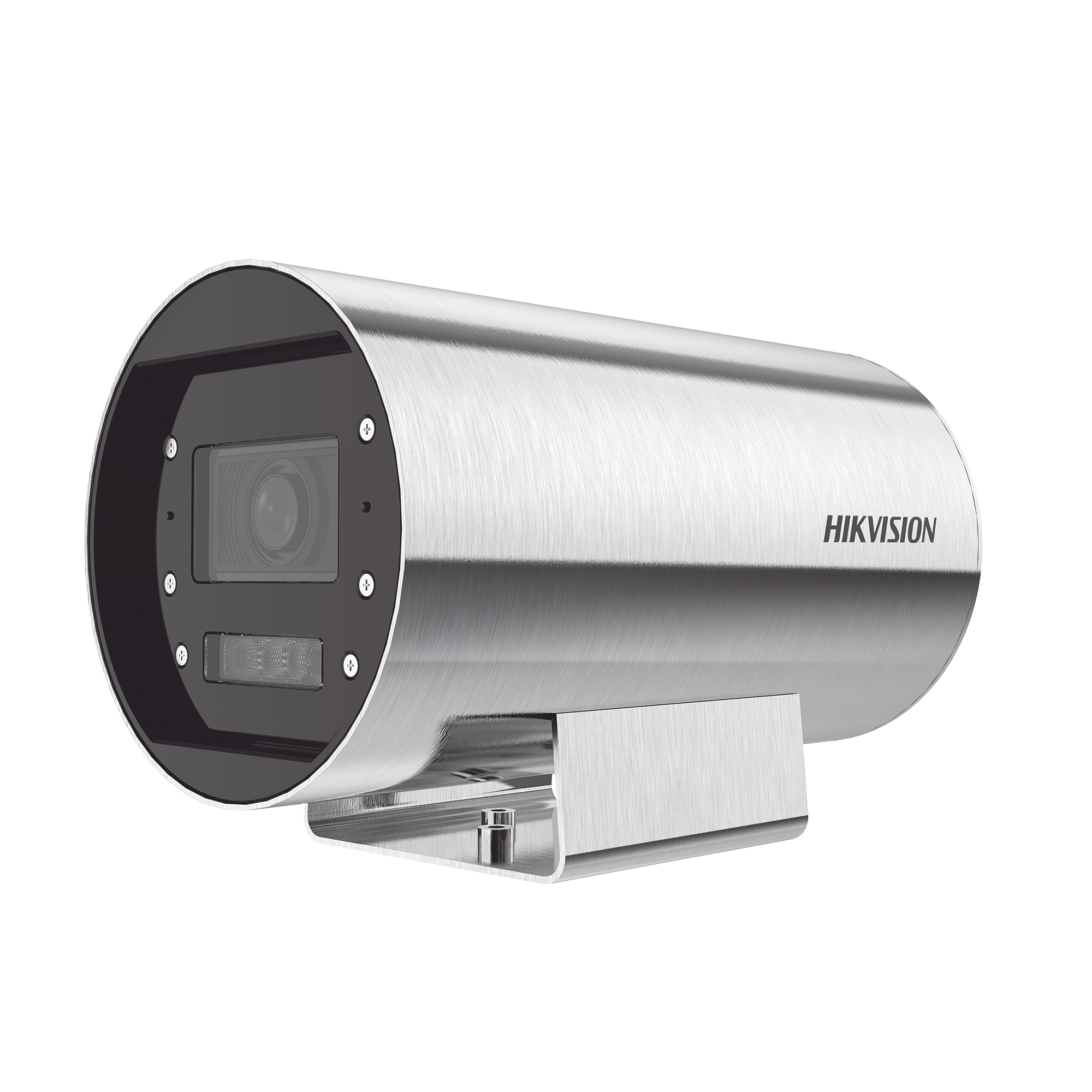 Bala IP 4 Megapixel / Lente Mot. 2.8 a 12 mm / Acero Inoxidable (304) / Altas Temperaturas (150°C) / Refrigeración por Aire / IP68 / Dual Light (30 mts IR + 20 mts Luz Blanca) / WDR 120 dB / ONVIF / PoE+ / Alarmas I/O / ACUSENSE