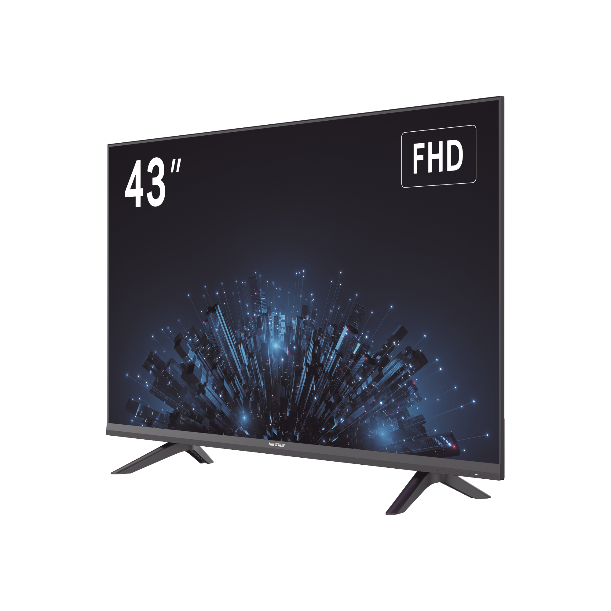 Monitor LED Full HD 43" / Ideal para Oficina y Hogar / Uso 24-7 / Entrada HDMI/VGA/USB / Compatible con Montaje VESA (200 X 200) / Bocinas Integradas