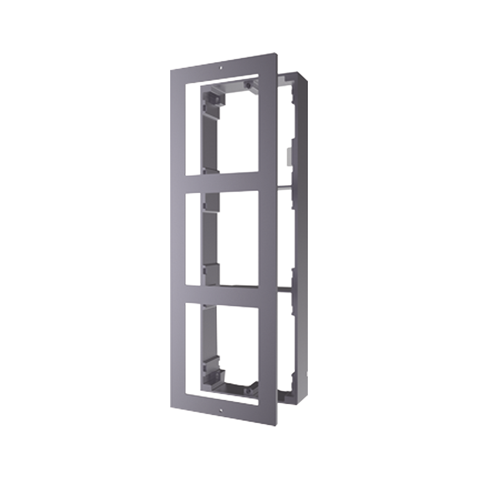 Base de 3 Espacios para Videoportero IP Hikvision / Instalación en SUPERFICIE