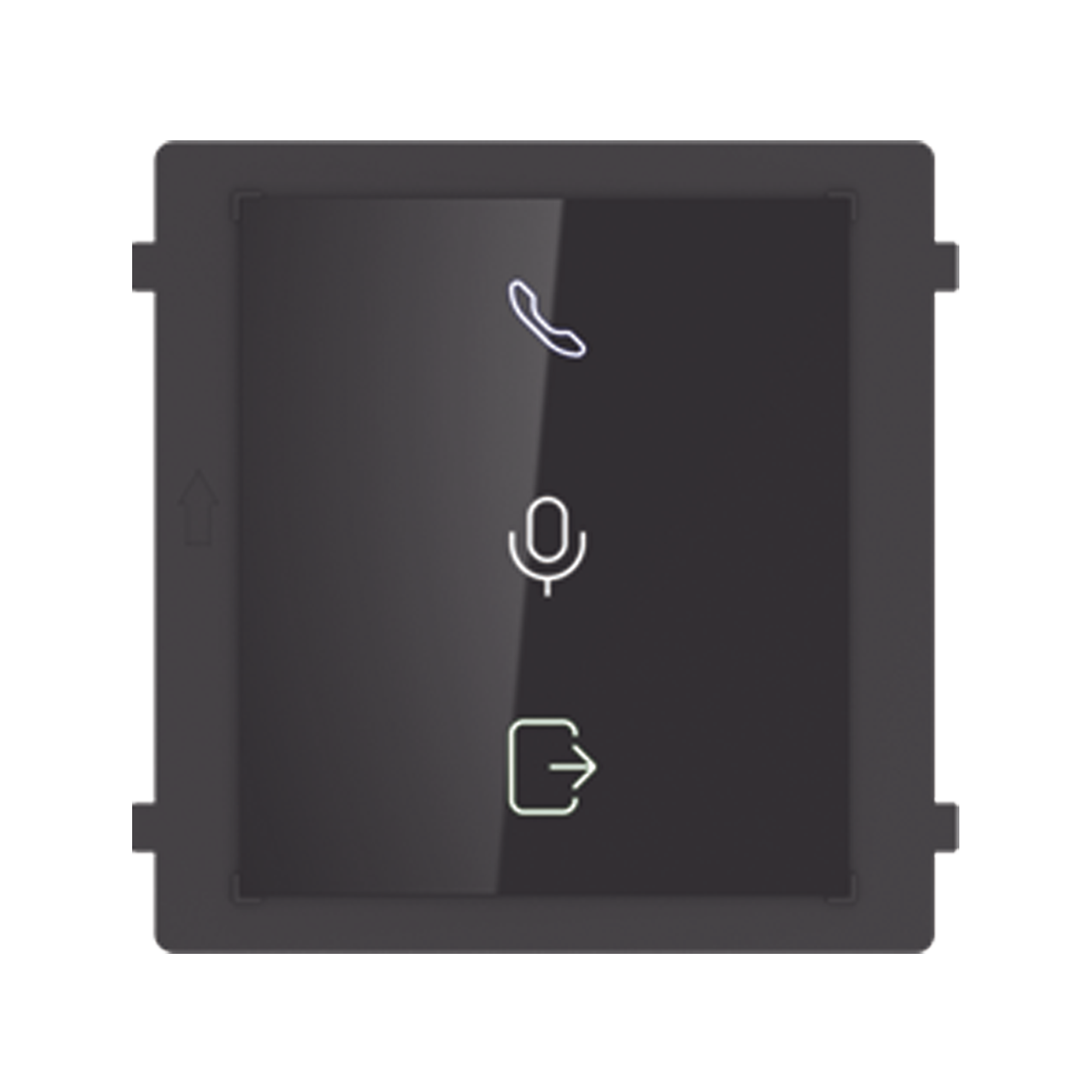 Modulo para Indicar Recepción de Llamada / Apertura de Puerta o Audio Bidireccional en Videoportero IP Modular