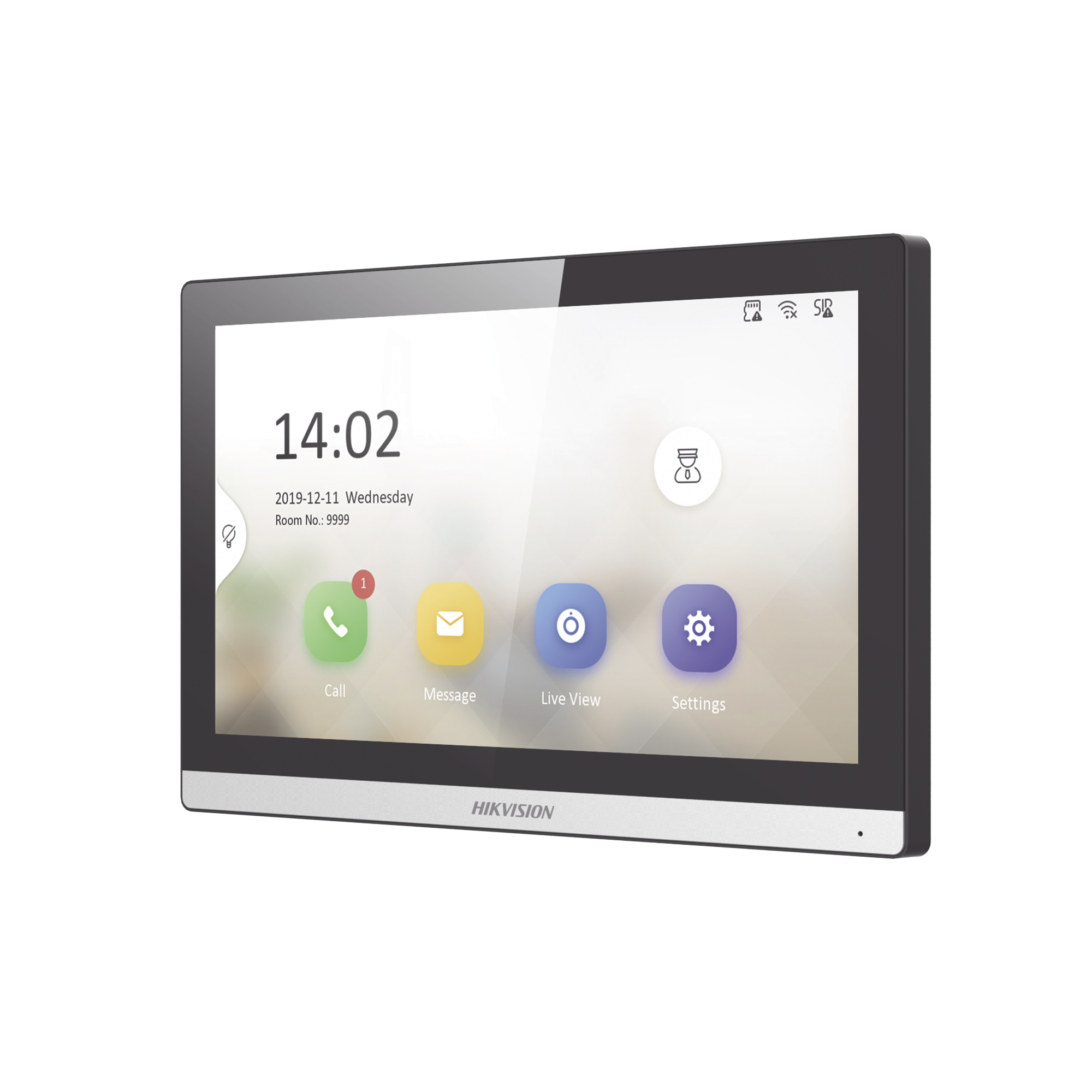 Monitor IP WiFi Touch Screen 7" para Videoportero IP / Vídeo en Vivo / PoE Estándar / Apertura Remota / Llamada Entre Monitores / Audio bidireccional / Borde slim