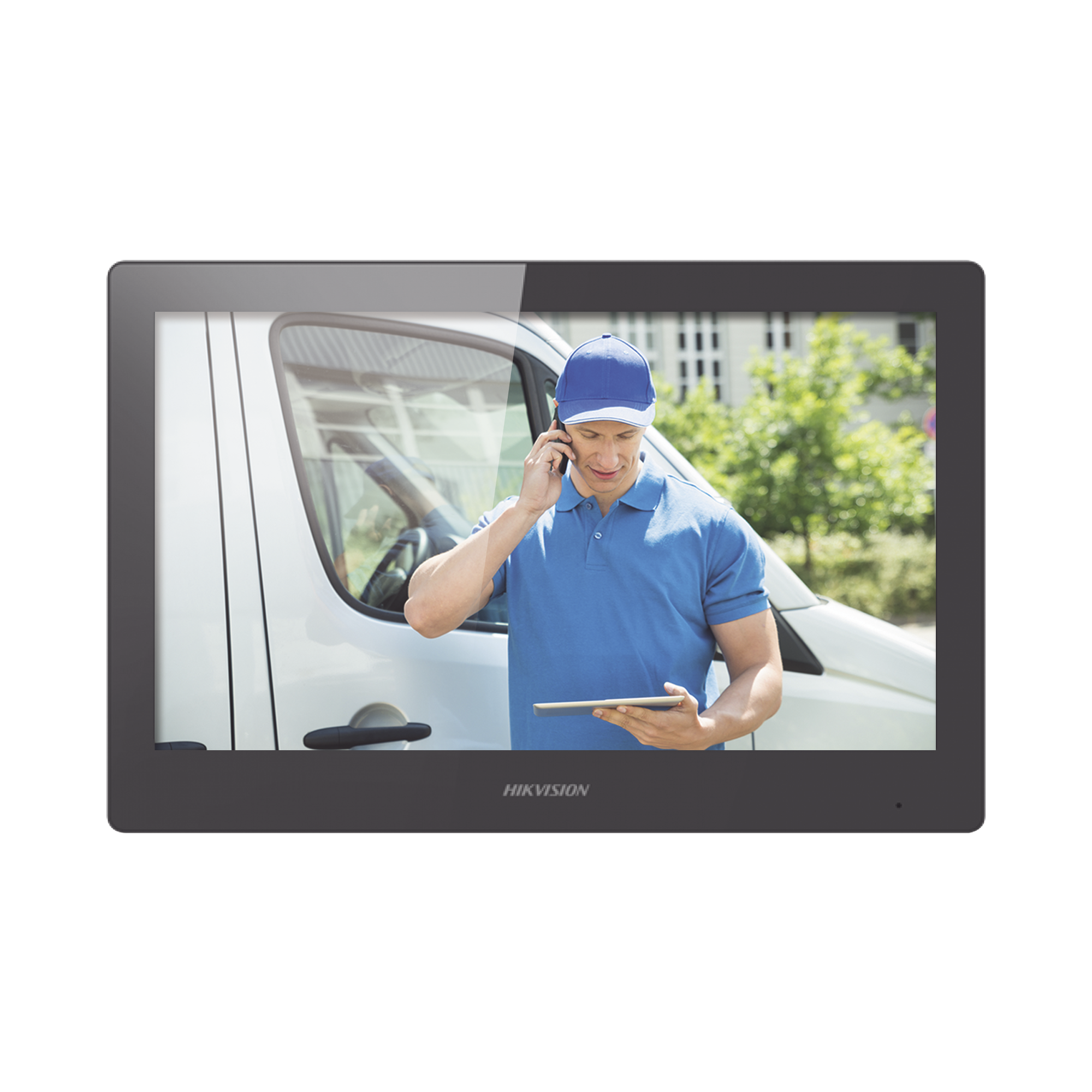 Monitor Touch Screen 10" para Videoportero IP / Estético / Video en Vivo / WiFi / Apertura Remota / llamada entre monitores / Audio de dos vías / Policarbonato