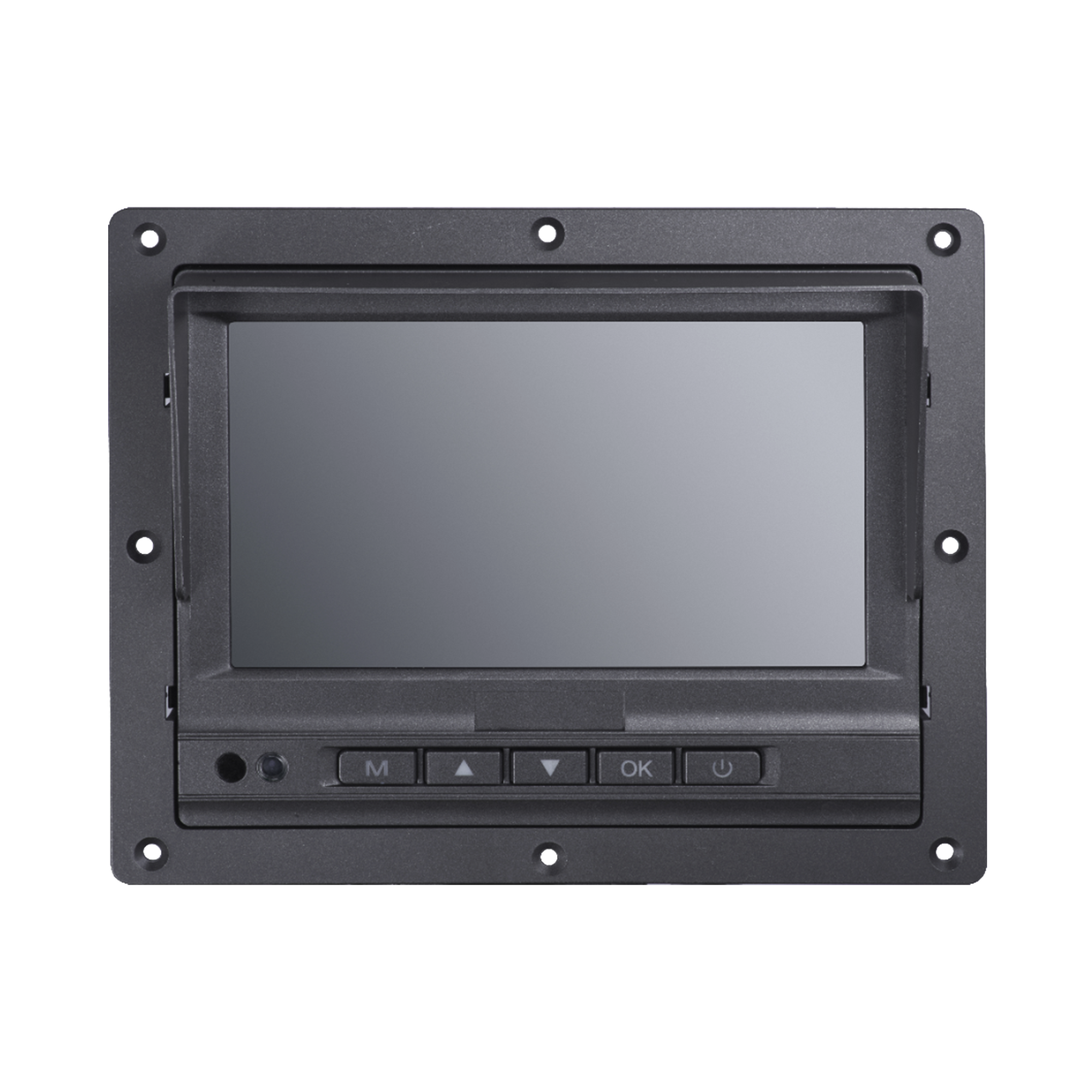 Monitor y Botones de 7" LCD / Compatible con DVR Móvil HIKVISION / Conector Tipo Aviación