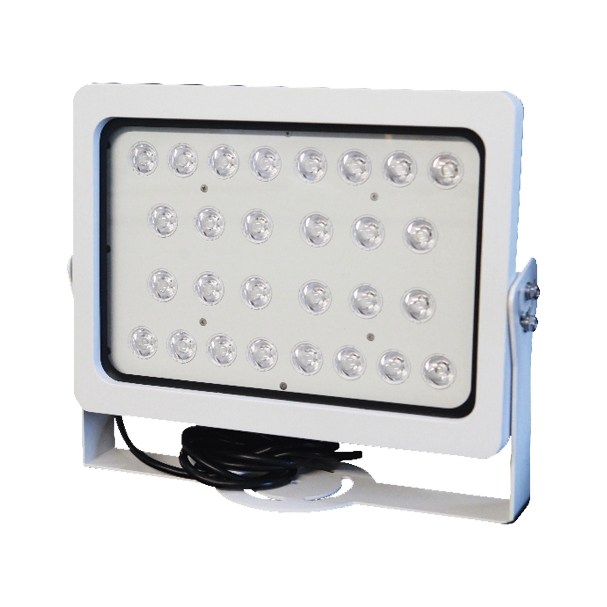 Lampara IR de Luz Estroboscópica / Luz LED Alta Potencia / 28 Lámparas LED / Cuerpo de Aleación de Aluminio / Vidrio Templado / IP66