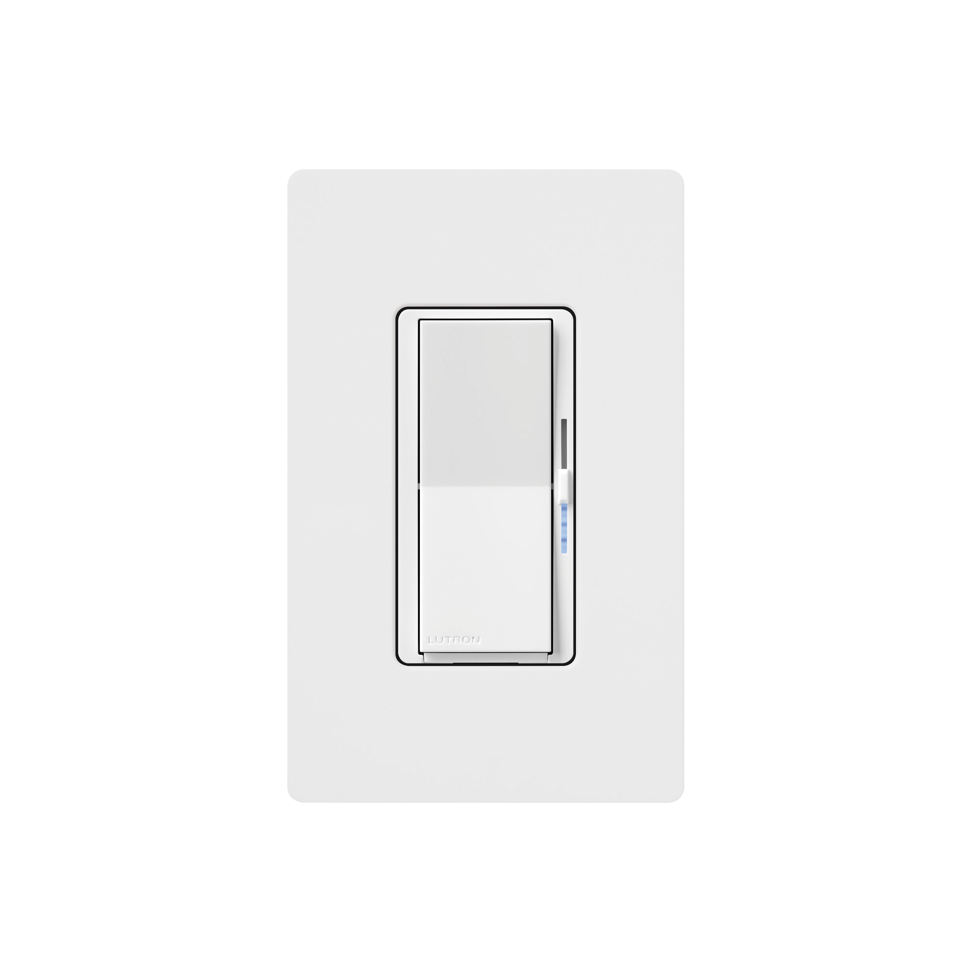 (Caseta Wireless) DIVA Atenuador de pared. Aumenta/Disminuye Intensidad de Iluminación.  No requiere cable neutro. 150W LED / 600W INC/HAL