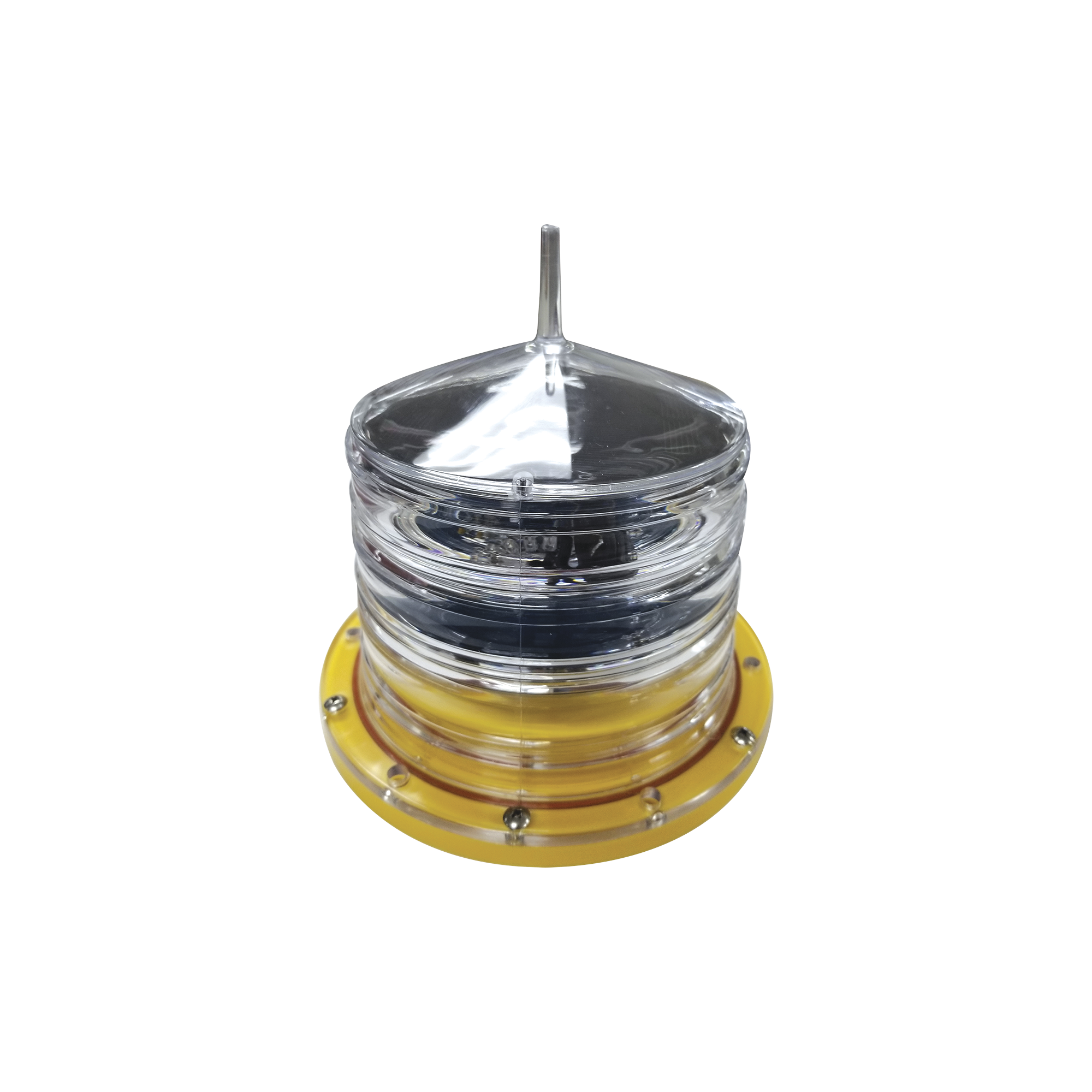 Estrobo led para Obstrucción Autónoma con Led Color Rojo con Panel Solar (Luz Fija o Estroboscópica configurable) / No incluye montaje