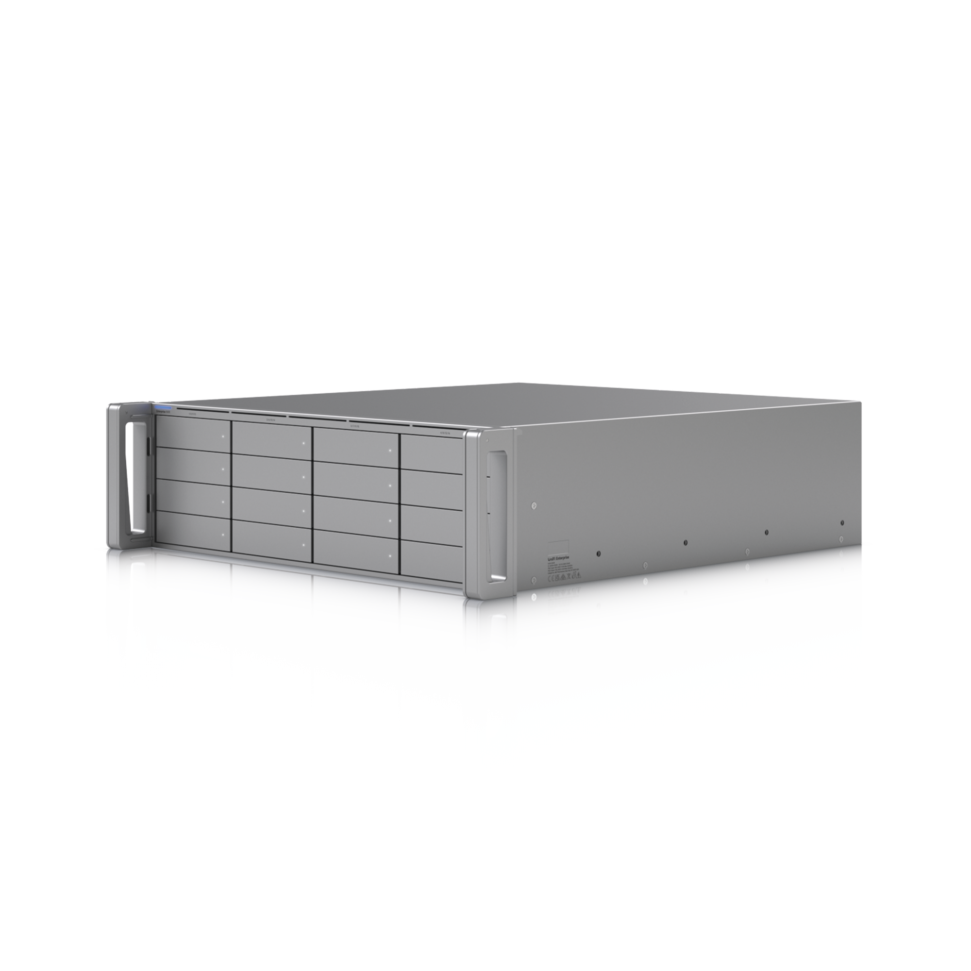 ENVR UniFi Enterprise con Soporte para hasta 210 Cámaras HD, 140 Cámaras 2K o 70 Cámaras 4K, con UniFi Protect & Access, 1 Puerto RJ45 10G, 2 Puertos SFP+ 10G y 16 Bahías para Discos Duros