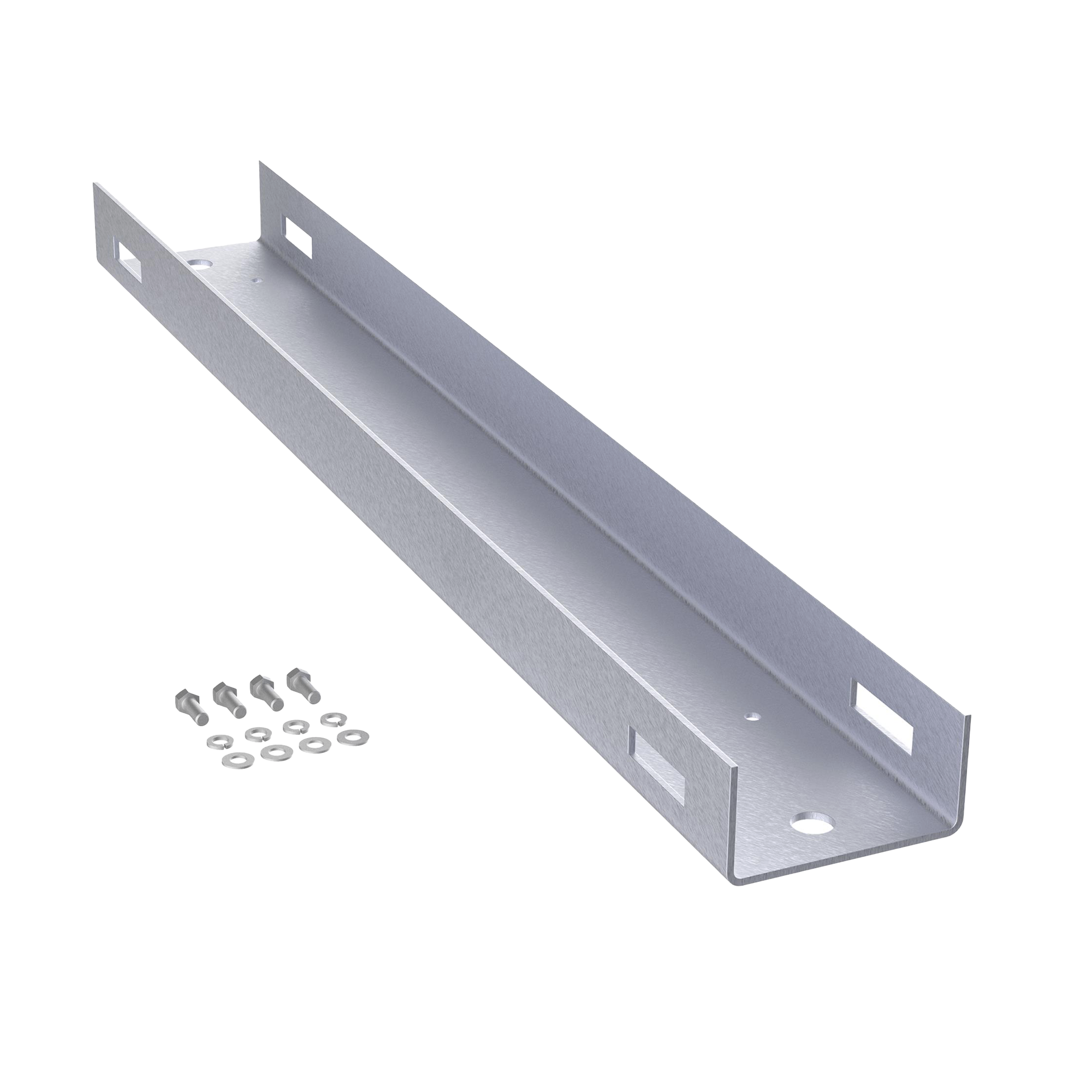 Montaje de Poste Para Gabinetes OSP ComLine de 1200 mm de alto (25 UR), De Aluminio, Color Negro