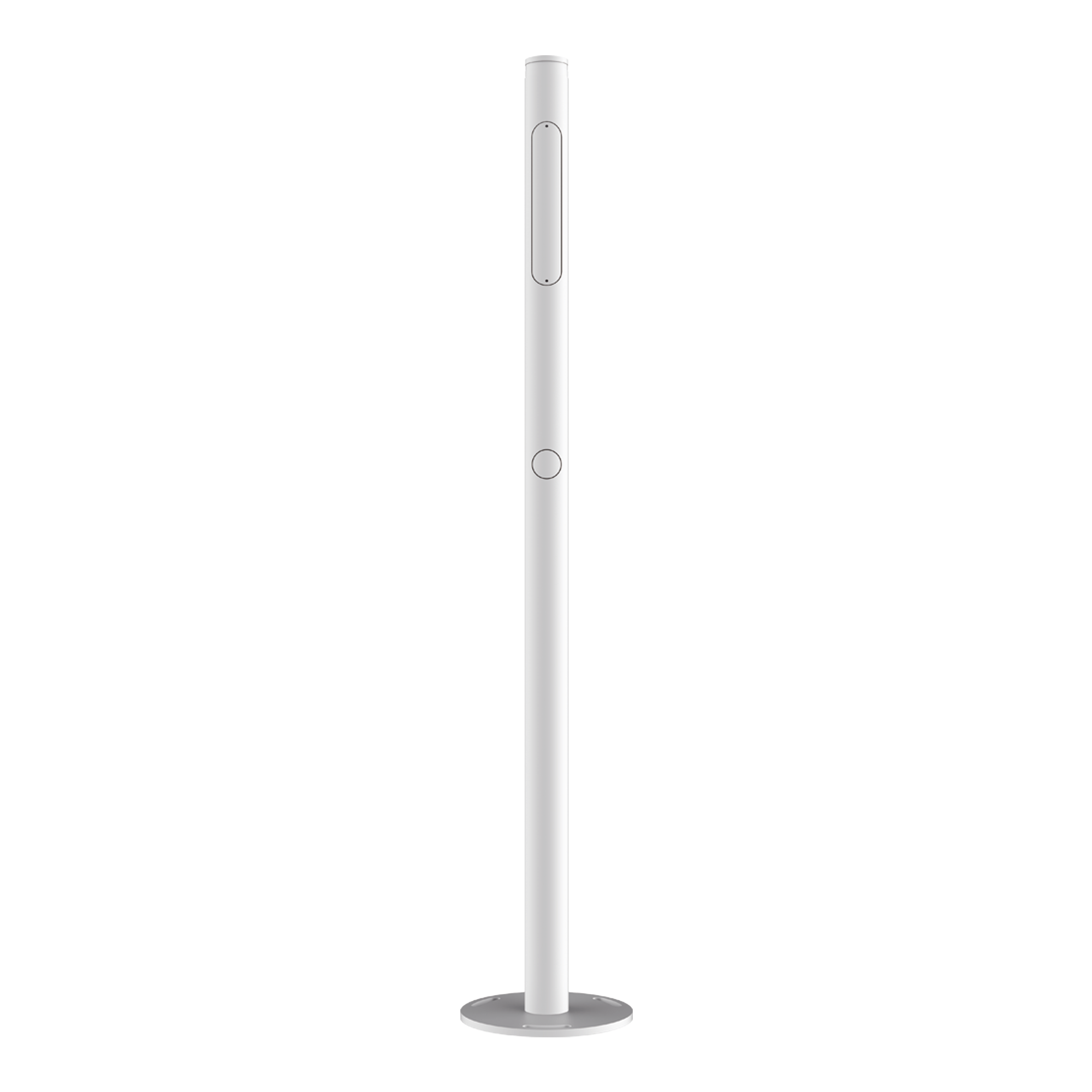 Poste para Cámara ANPR / Compatible con DS-TCG405-E / Altura de 1.3 Metros /  Color Blanco