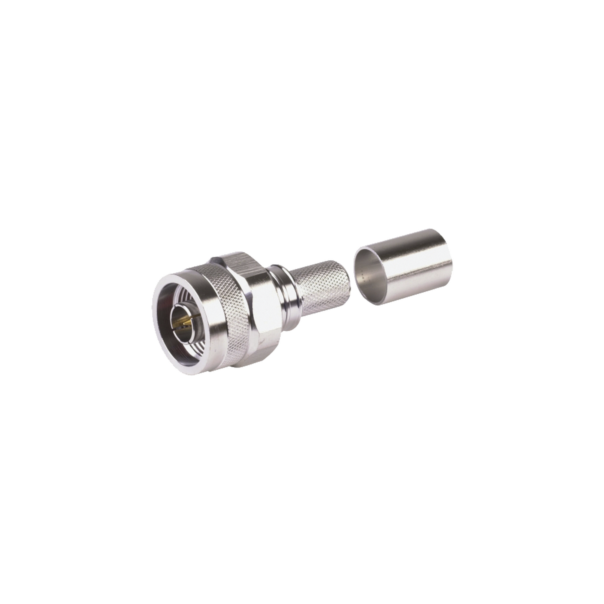 Conector N Macho Plegable Hex. con Pin Cautivo para cables Tipo RG8
