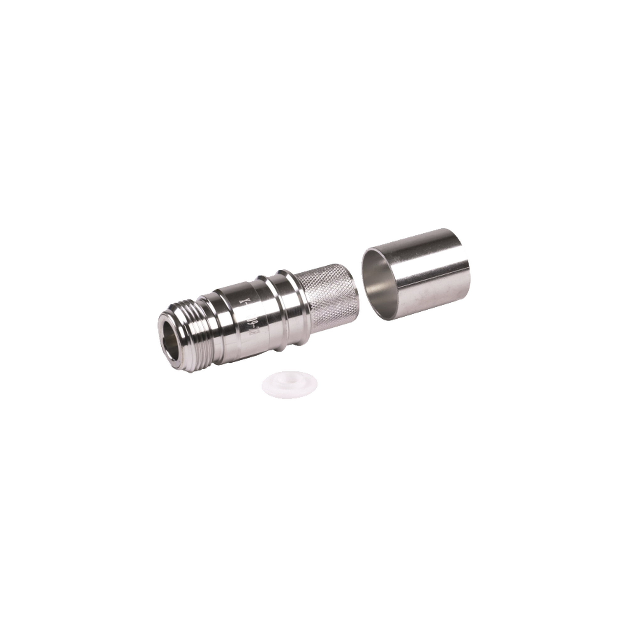 Conector N Hembra Plegable con Pin Cautivo para cable LMR600, LP600