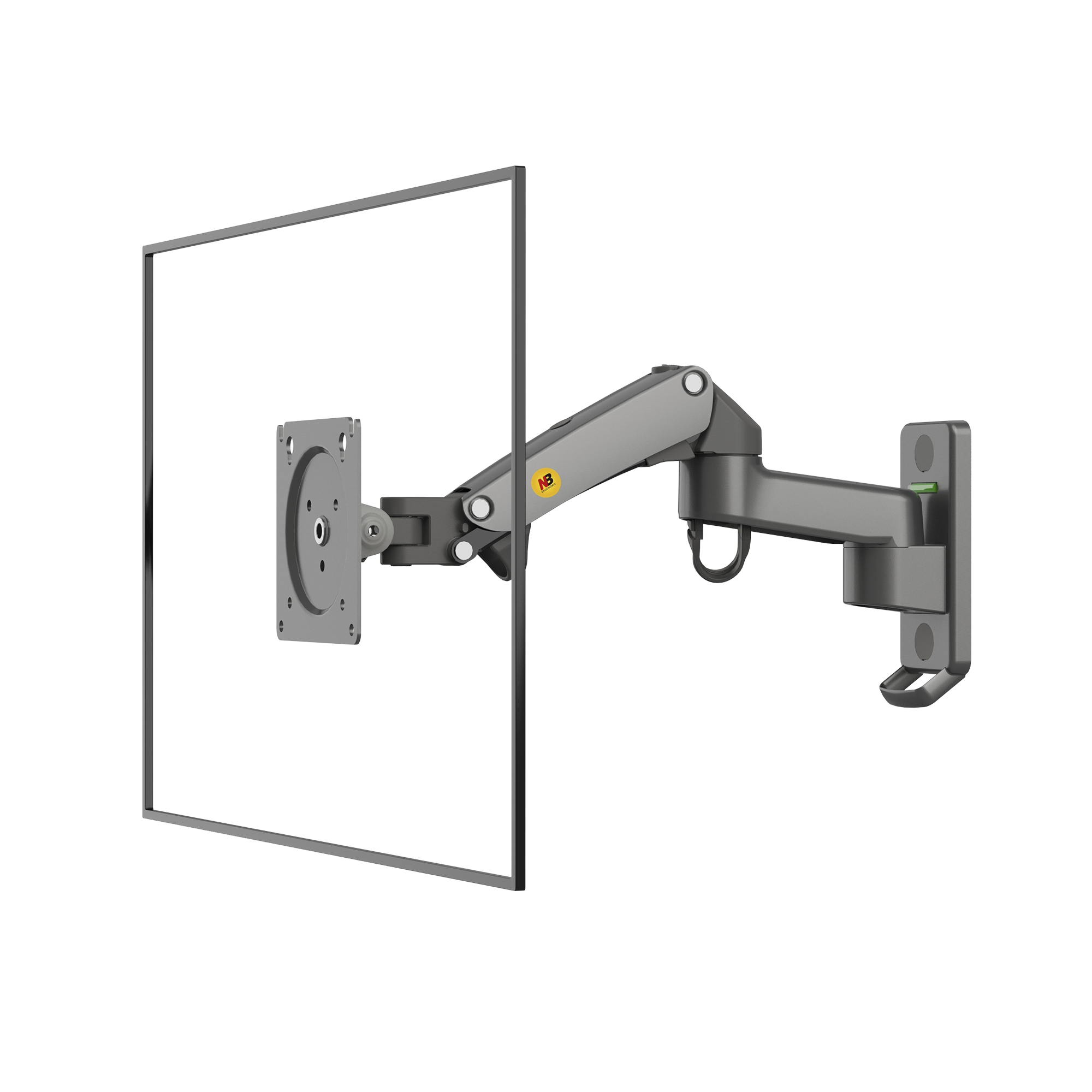 Montaje de Pared para Monitores de 17 a 35" / Soporta hasta 12 Kg / Vesa 75 x 75 / 100 x 100 / Acero