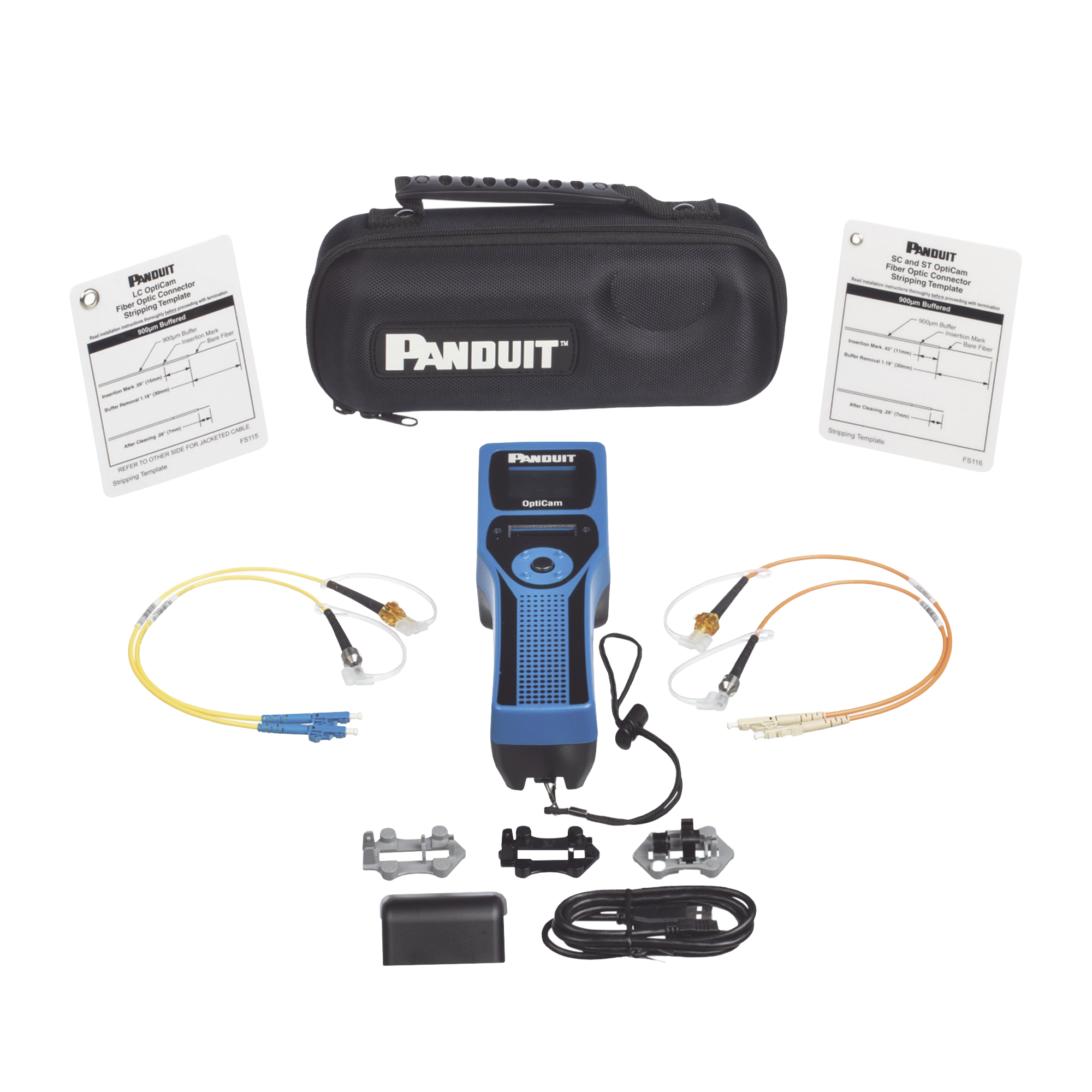 Kit de Herramienta OCTT Opticam 2 de Panduit, para Terminación de Conectores Pre-Pulidos LC, SC o ST