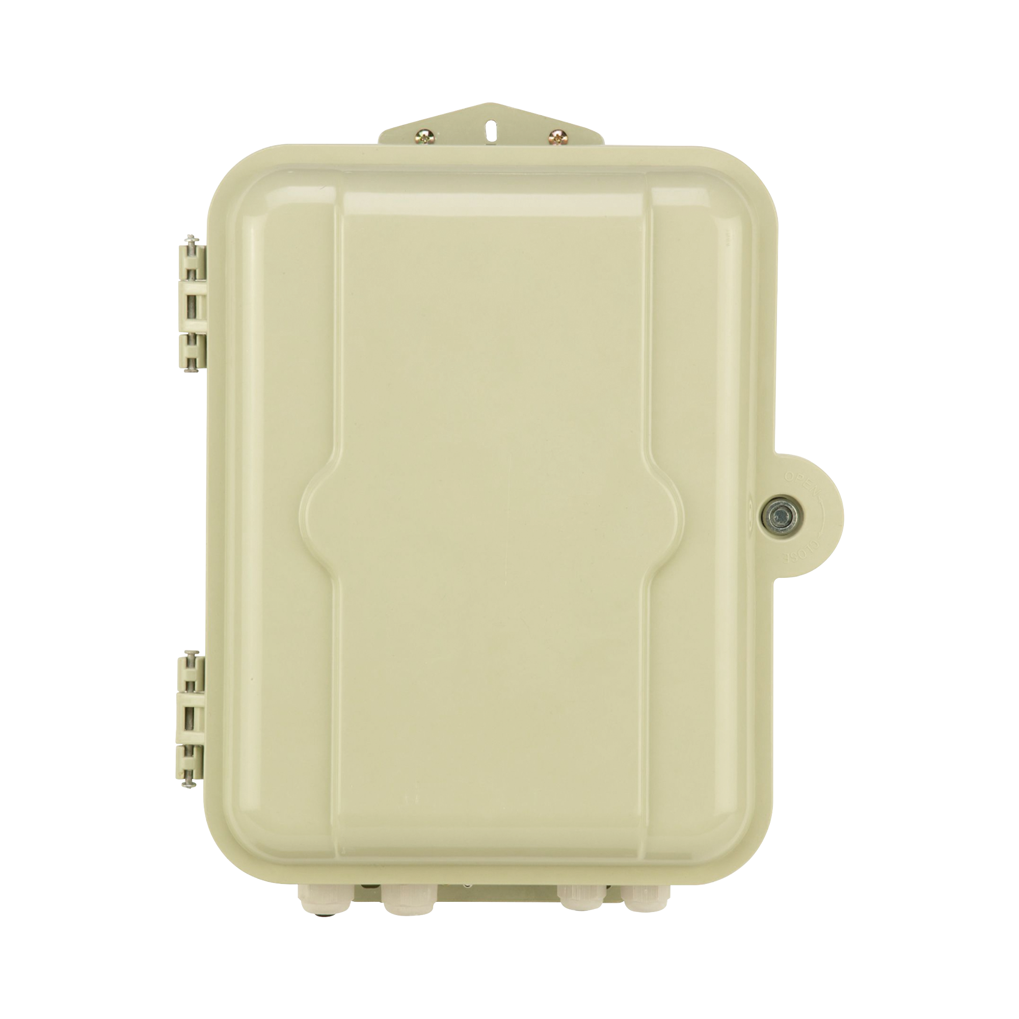 Gabinete Pasivo de Fibra Óptica, Acepta Dos Placas FPONEAP12, Protección IP55, Montaje en Poste o Pared