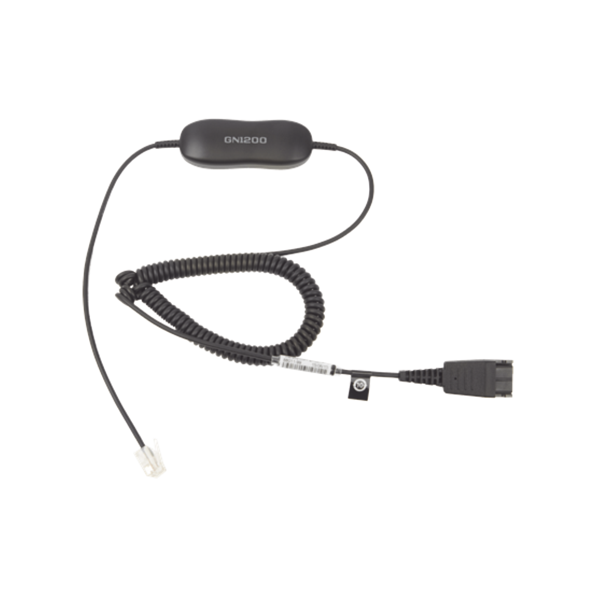 Jabra GN1200 cable enroscado con conexión QD y RJ-9 (88011-99)