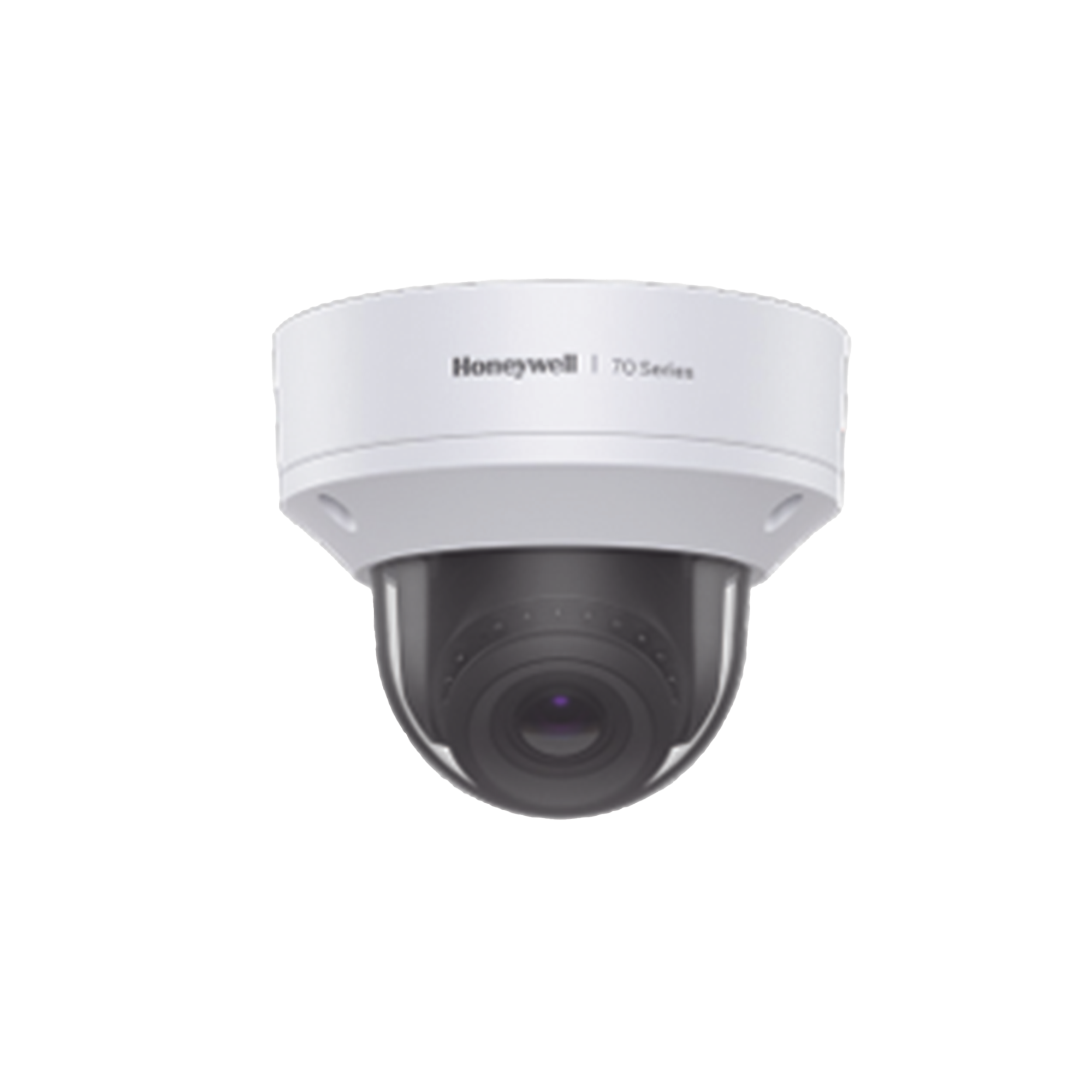 Domo IP 8 MP / Lente Mot. 3.6  a 11 mm / H.265 / NDAA / ONVIF / IK10 / WDR 130 dB / IA Avanzado Detección Sabotaje / Movimiento / Rostros / Intrusión / Merodeo / Objeto Abandonado / Alarma y Audio I/O / PoE / Serie 70 / Honeywell Security