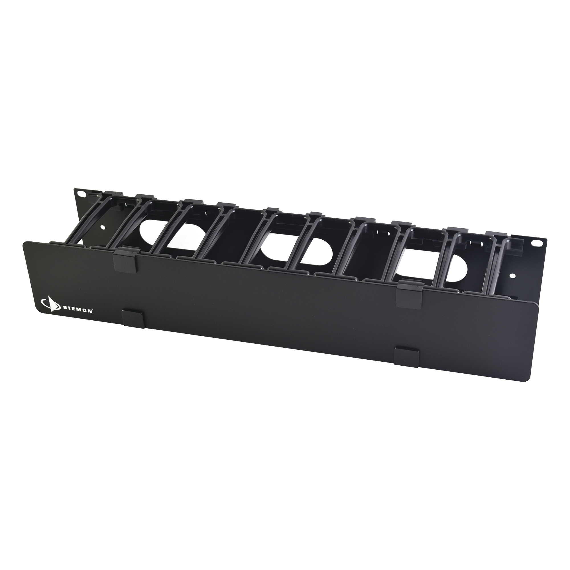 Organizador de Cable Horizontal RouteIT, Sencillo, Para Rack de 19in, 4in de profundidad, 2UR