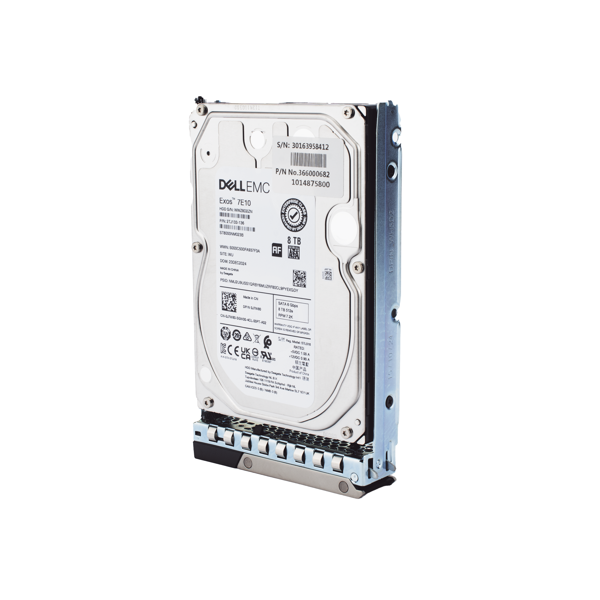 Disco Duro Enterprise 3.5" 8 TB / Hikvision (DELL)/ 7200 RPM / SATA / Alto Rendimiento / Recomendado para Servidores Hikvision
