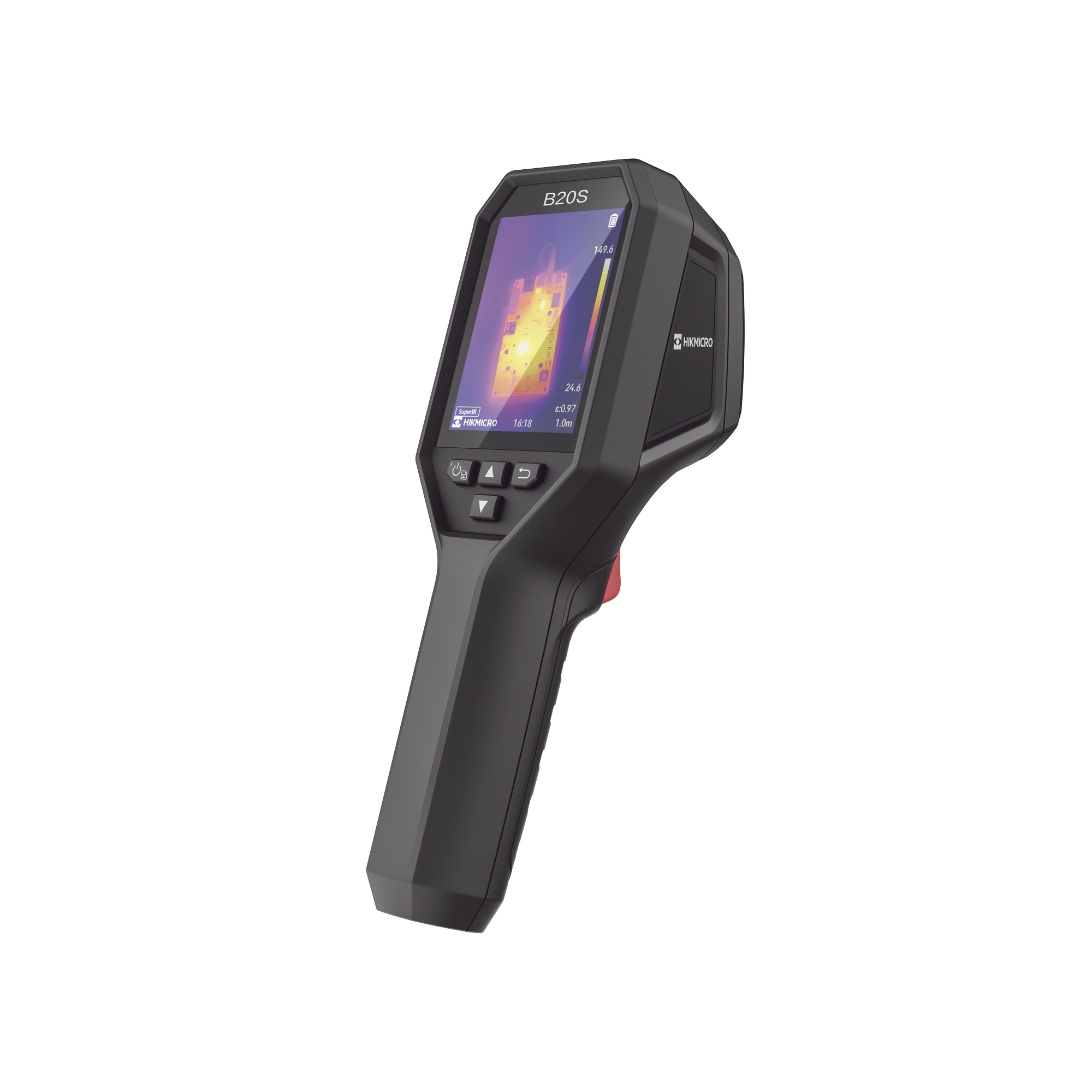 B20S - Cámara Termográfica Portátil Dual / Lente Térmico 3.6 mm (256 × 192) / Lente Optico / WiFi / IP54 / Hasta 6 Horas de Funcionamiento Continuo