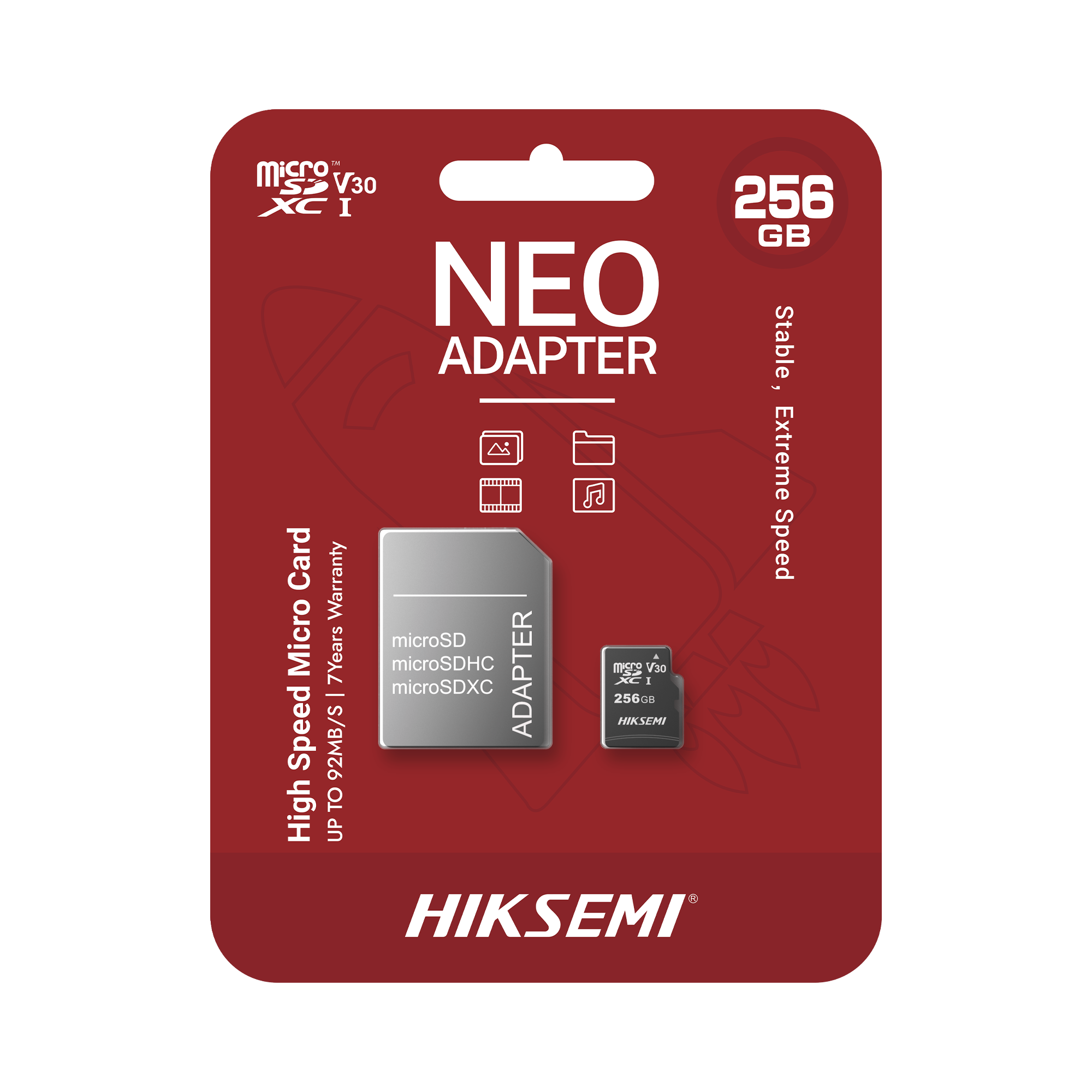 Memoria microSD con Adaptador Ideal para Celular o Tablet / 256 GB / Multipropósito