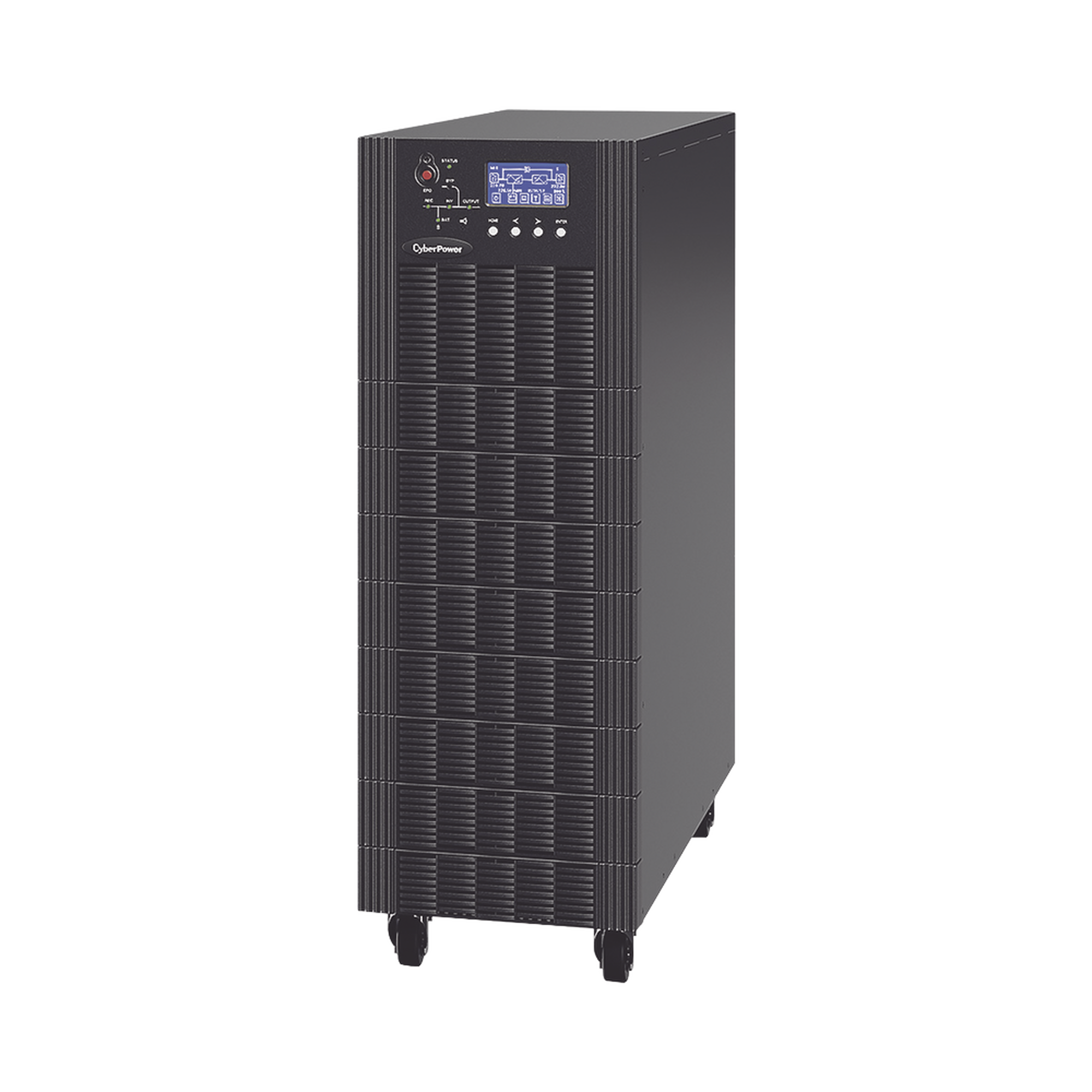 UPS Trifásico de 20 kVA/18 kW, Topología Online Doble Conversión, Voltaje de 208/220 Vca de L-L, Respaldo de 10 Minutos al 100% de Carga, Incluye Módulo y Banco de Baterías