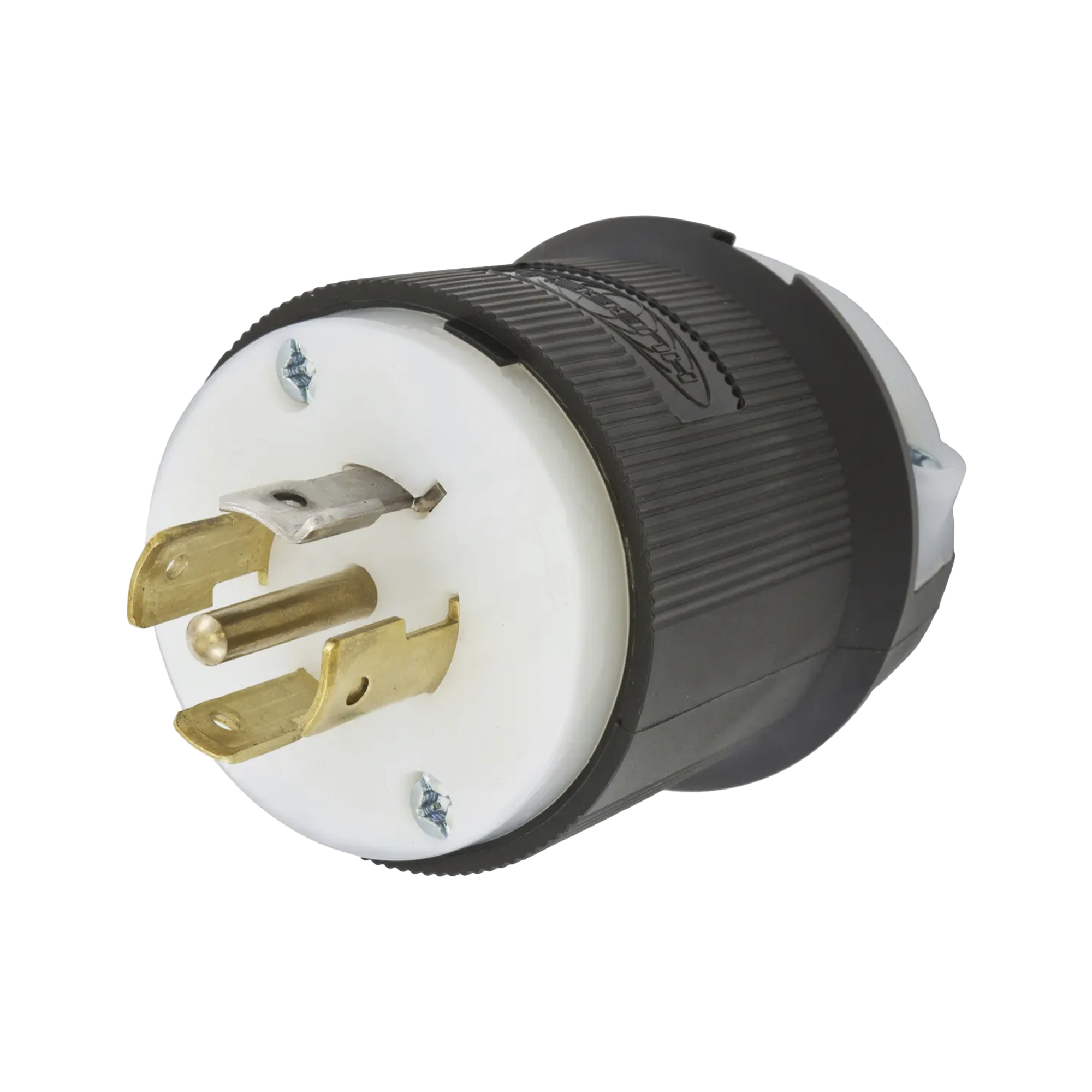 Clavija Industrial con Bloqueo de Media Vuelta / 20 A 120/208 V CA / 4 Polos 5 Hilos / Color Blanco y Negro / Nema L21-20P/ Grado Industrial.