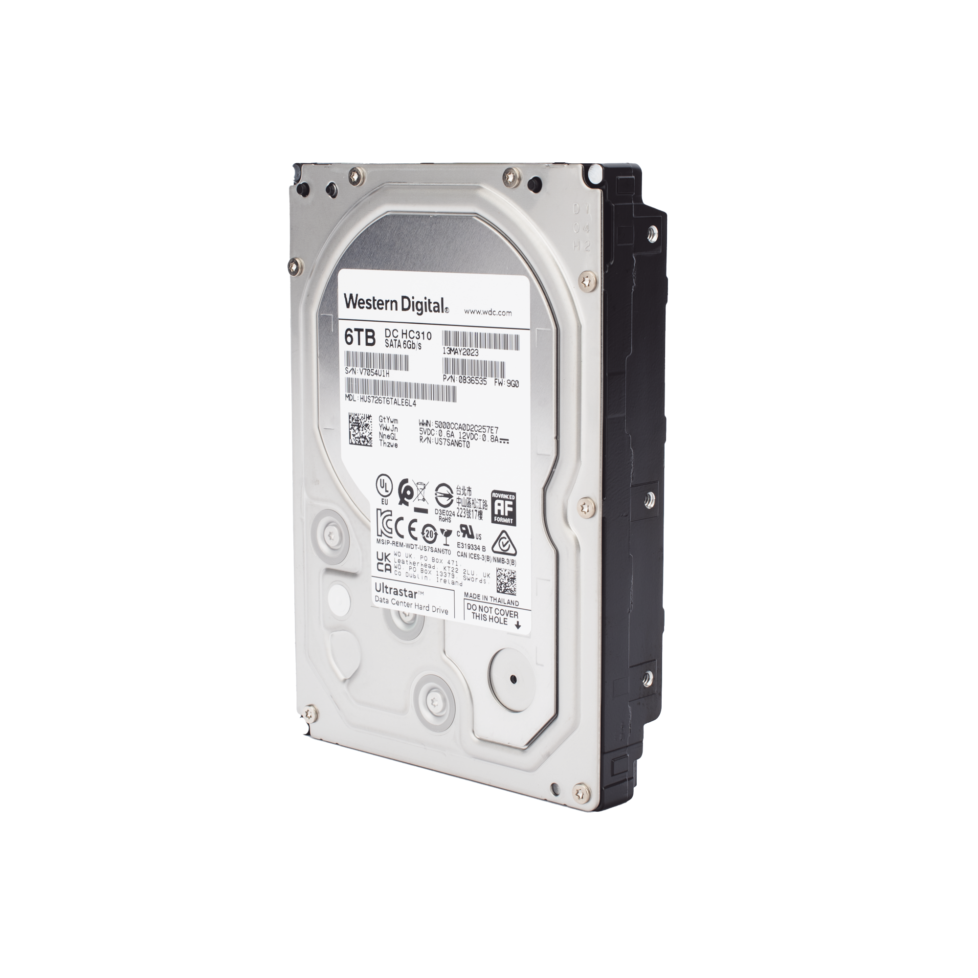 Disco Duro Enterprise 3.5" 6 TB / Hikvision / 7200 RPM / SATA / Alto Rendimiento / Recomendado para NVRs HIKVISION