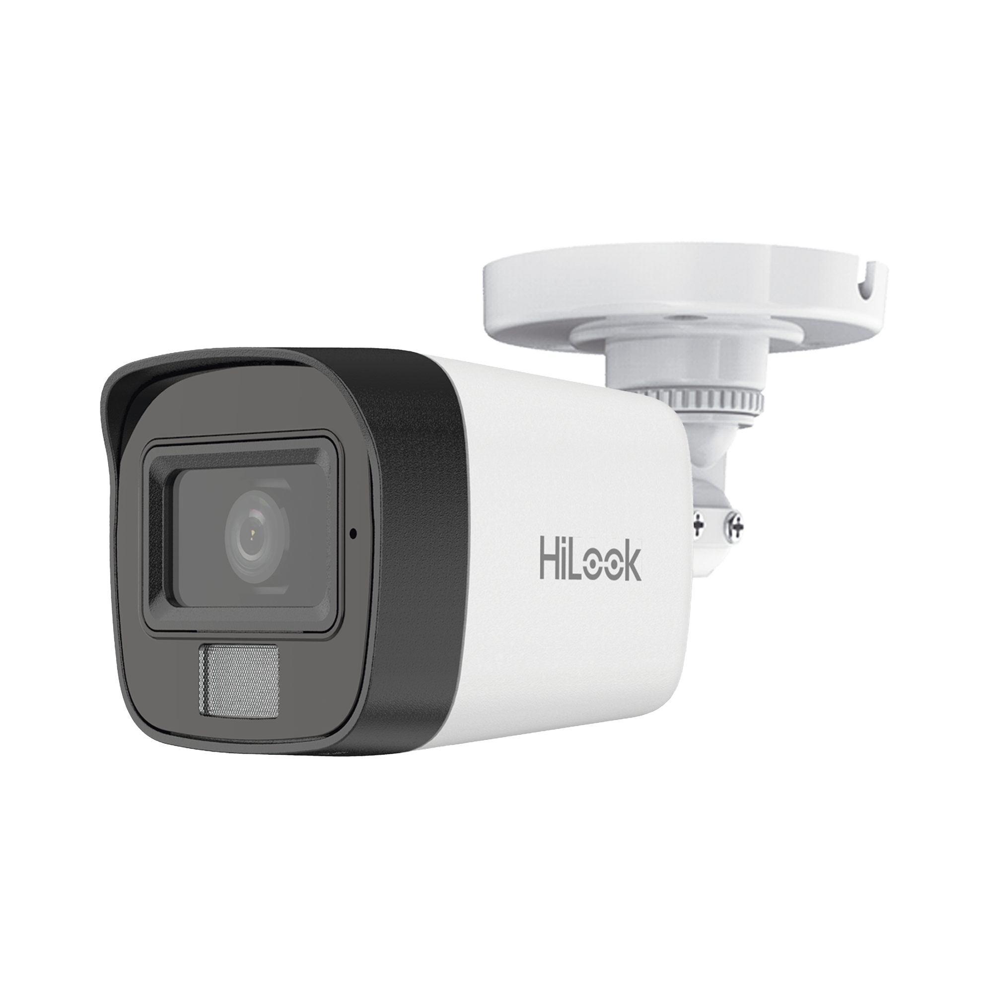 [Dual Light] Bala IP 2 Megapixel (1080p) / Lente 2.8 mm / Ángulo de visión 101° / 20 mts IR + 15 mts Luz Blanca / Micrófono Integrado / ACUSENSE Lite / Exterior IP67 / PoE / dWDR / H.265+ / ONVIF