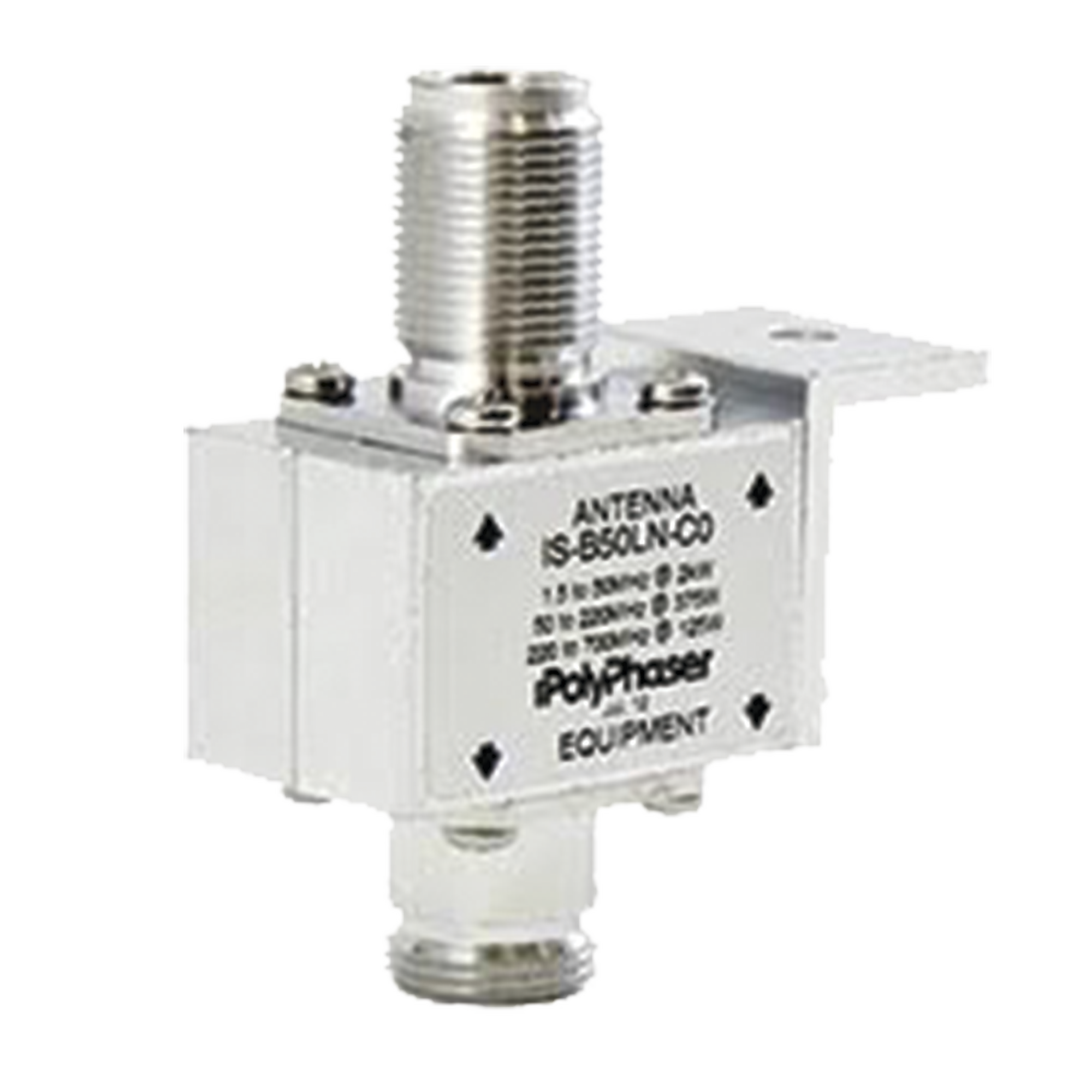 Protector Coaxial de 10MHZ a 1GHZ Con Bloqueador de DC y Conectores N Hembra, 50 Ω