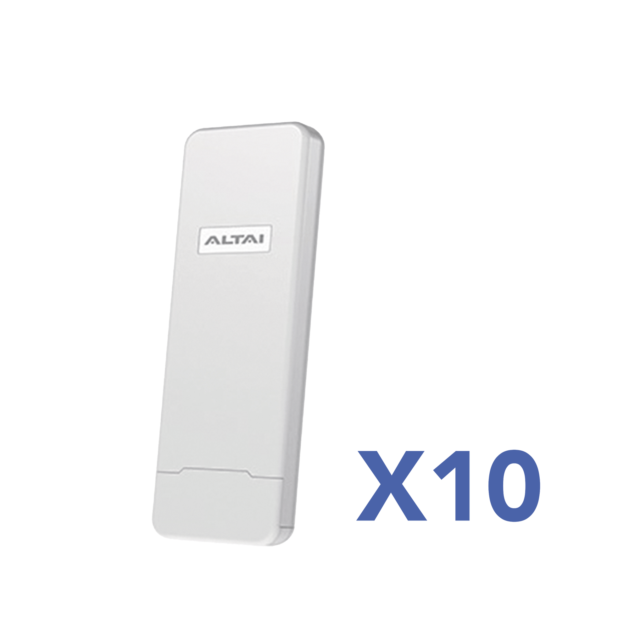 Paquete de 10 Puntos de Acceso C1N Super Wi-Fi, PTP y PTMP en 2.4 GHz , Con Antena Integrada Sectorial de 70°, Hasta 300 m de Cobertura, Antena de 10 dBi, Soporta Fichas-Vouchers. Administración en Nube Gratis con INSIGHTS