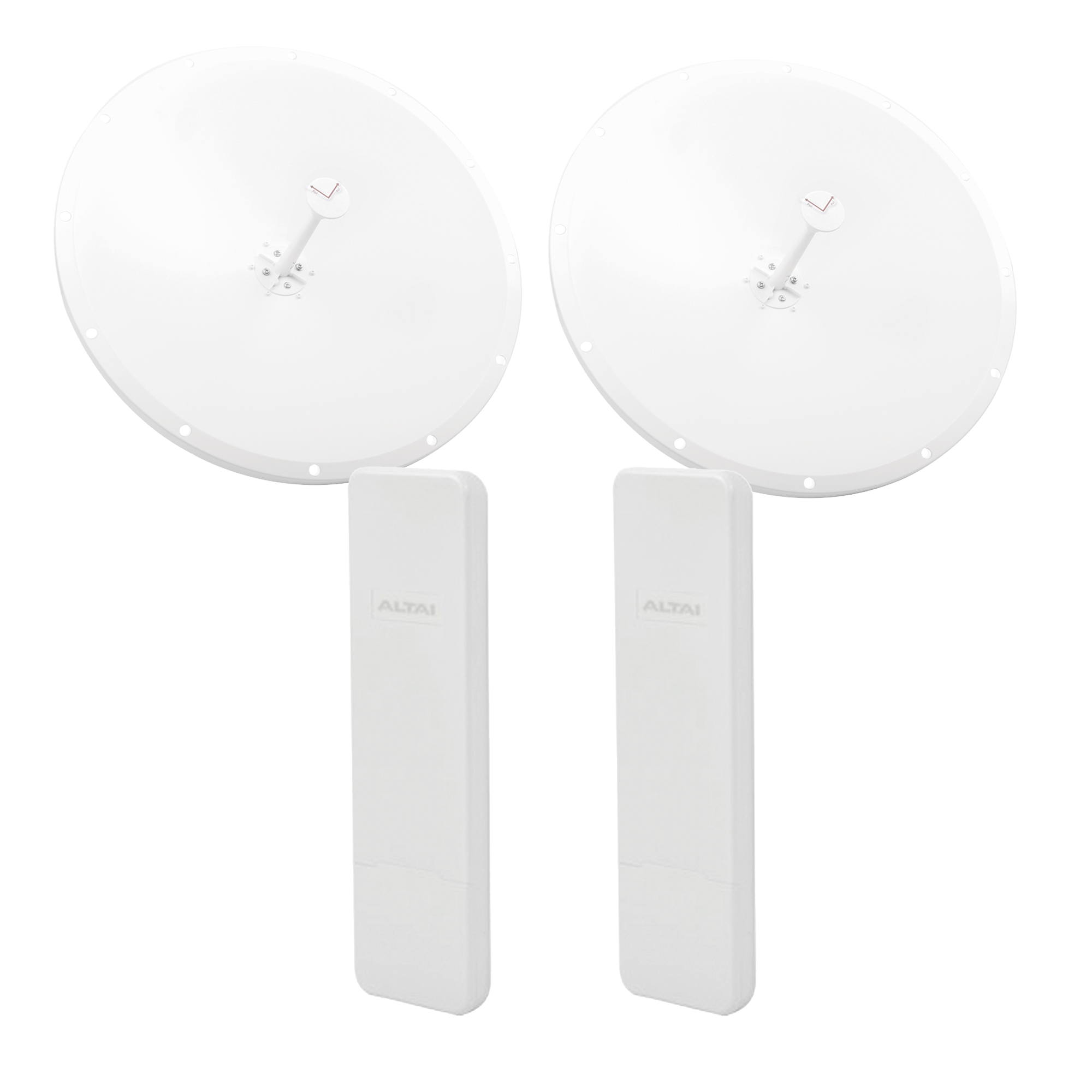 Kit de Enlace Completo PTP en 5 GHz, Hasta 20 km, con el Modelo Conectorizado C1XAN y Antena Direccional de 28 dBi Modelo TXP-D4865-28-SMA, Administración en Nube Gratis con INSIGHTS