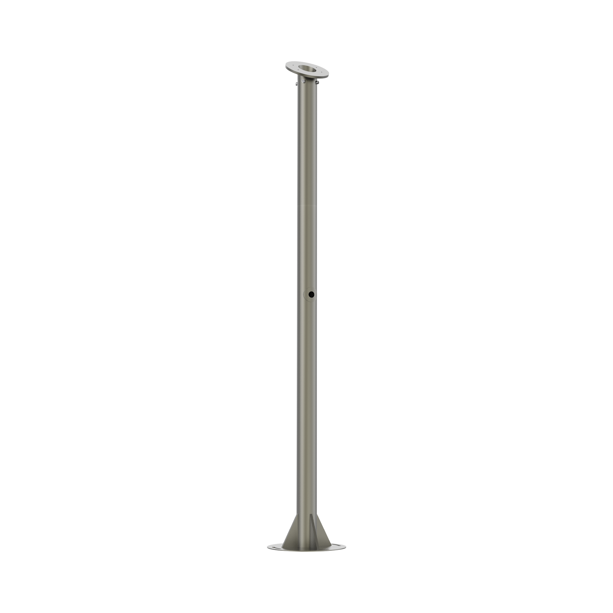Poste para Cámara ANPR / Compatible con DS-TCG406-E / Altura de 1.5 Metros /  Color Gris