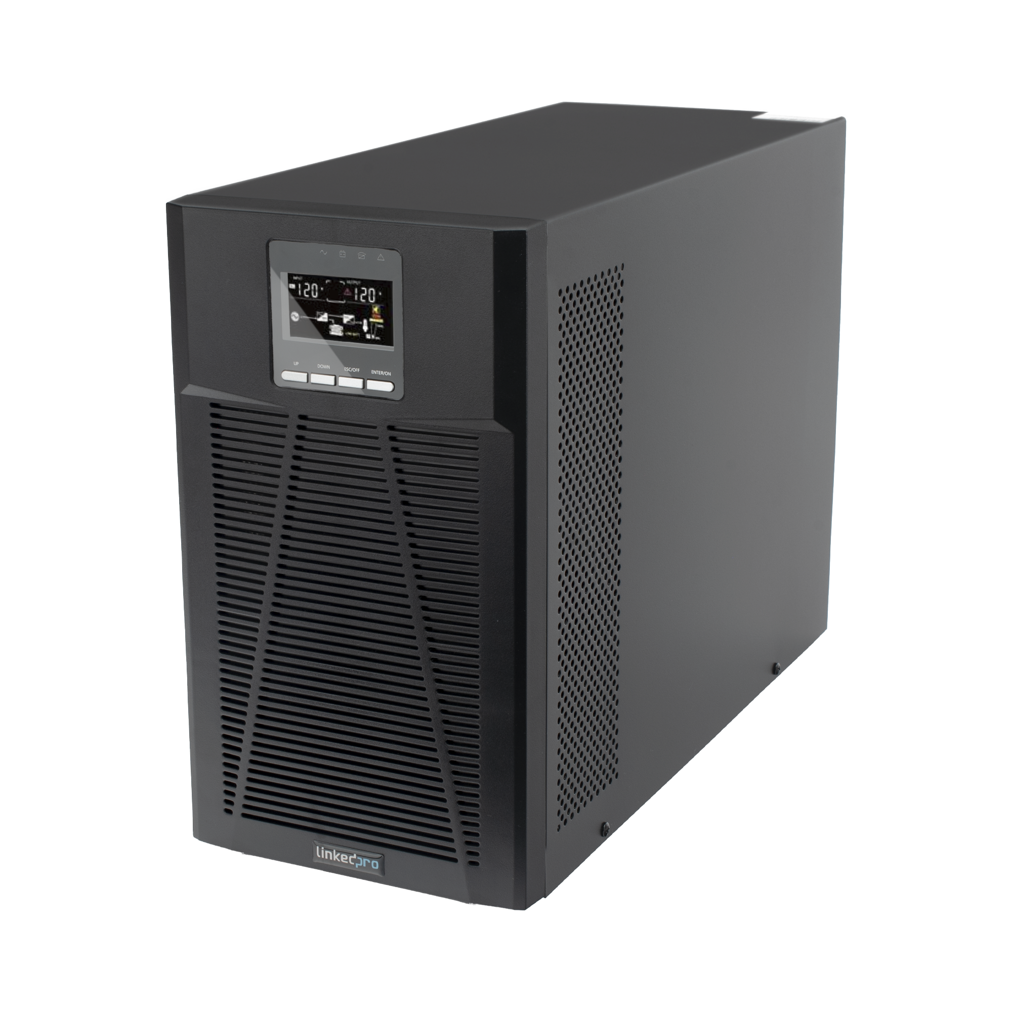 UPS 3000VA / 2700W Online Doble Conversión /Sin Cable de Alimentación/ 4 tomas 5-15R / Regulación de Voltaje / Protección RJ45