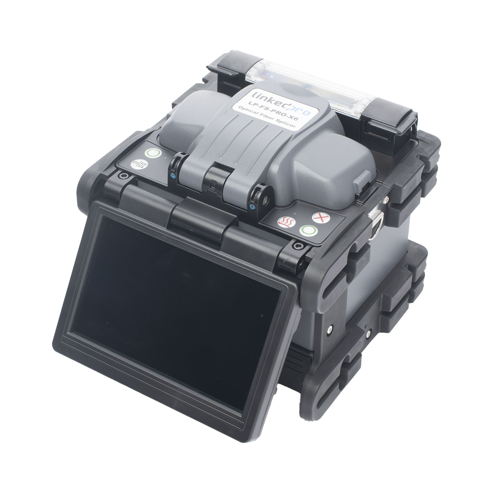 Fusionadora de Fibra Óptica Multimodo y Monomodo / Alineación por Núcleo / 6 Motores para Mejor Precisión en el Empalme / Capacitación Remota Gratuita