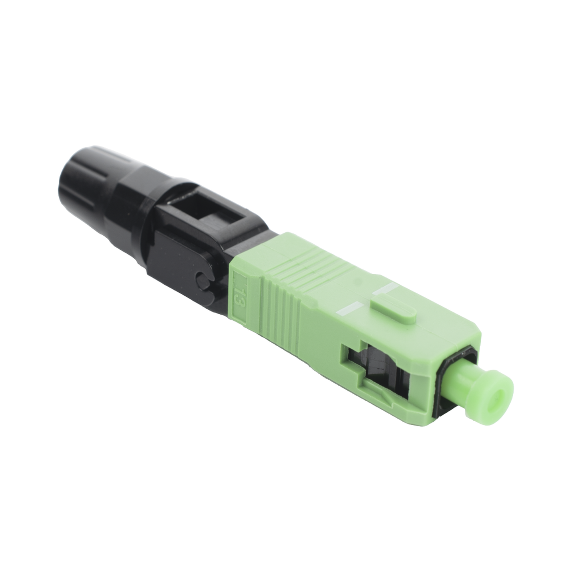 Conector de  Fibra Óptica Pre-pulido Re-terminable Monomodo SC/APC 900um, 2.0 mm, 3.0 mm (Paquete 10 Piezas)