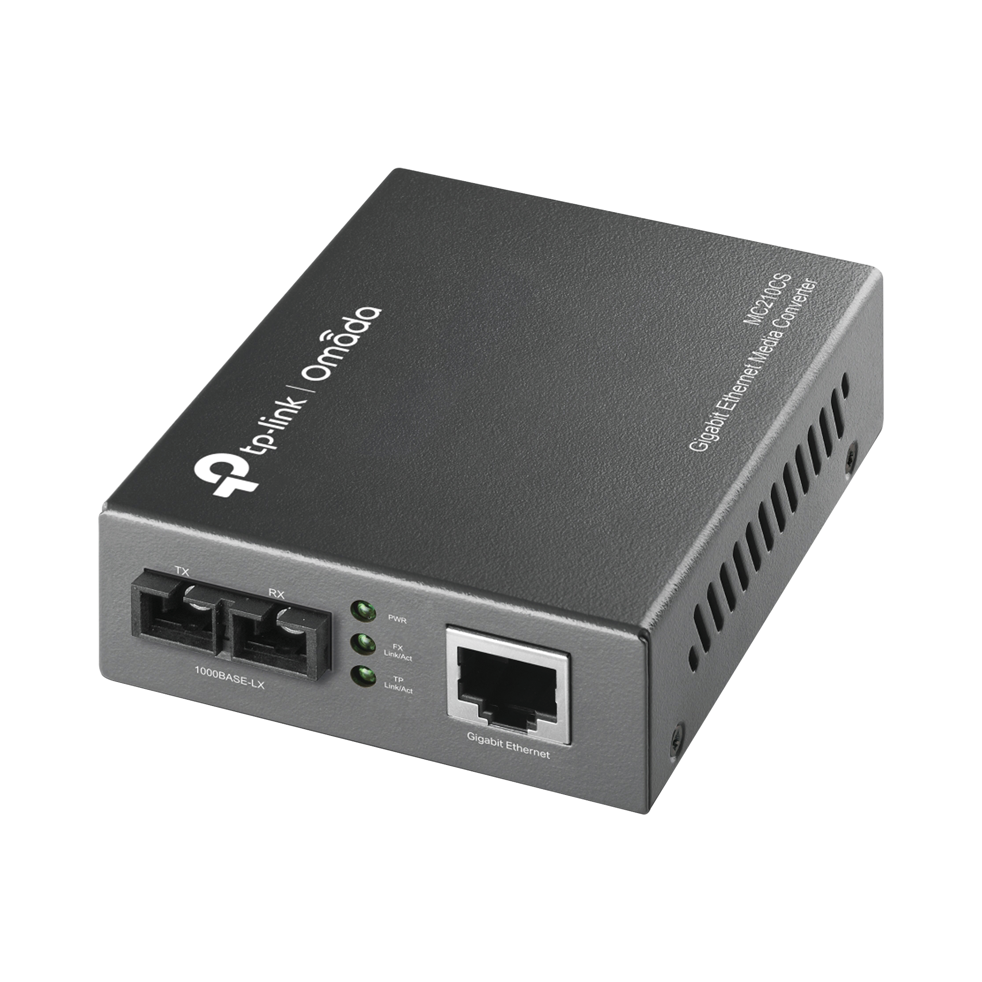 Convertidor Fibra Óptica Monomodo / 1 Puerto RJ45 10/100/1000 Mbps / Puerto Fibra Óptica SC 1000 Mbps / Hasta 20 Km / Plug and Play