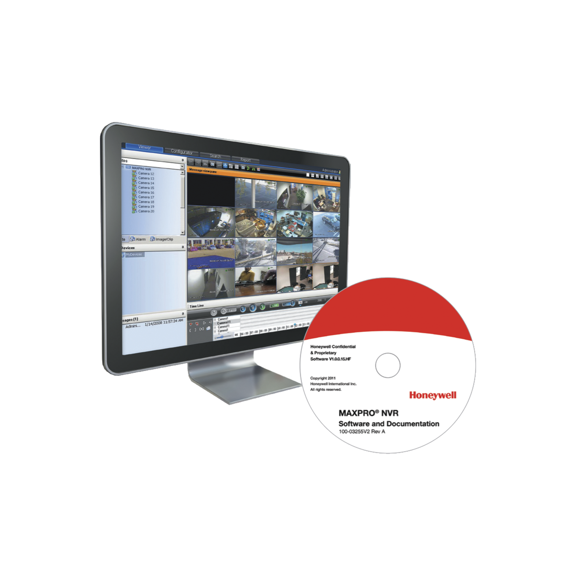 Software MAXPRO NVR / Licencia Base + 32 Canales