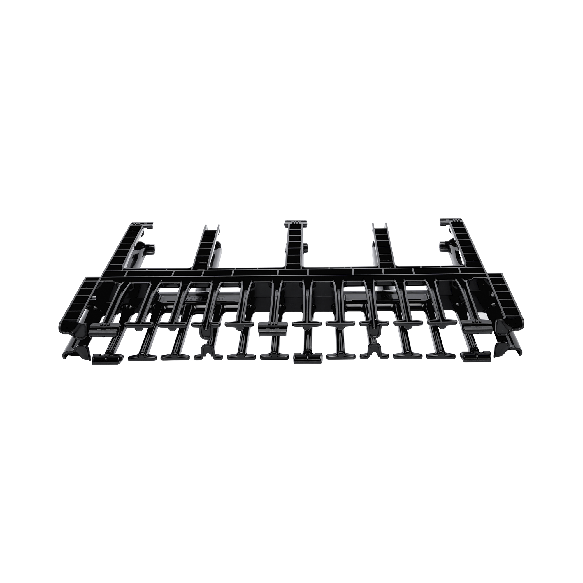 Organizador de Cables Horizontal NetManager de Alta Densidad, Doble (Frontal y Posterior), Para Rack de 19in, 1UR