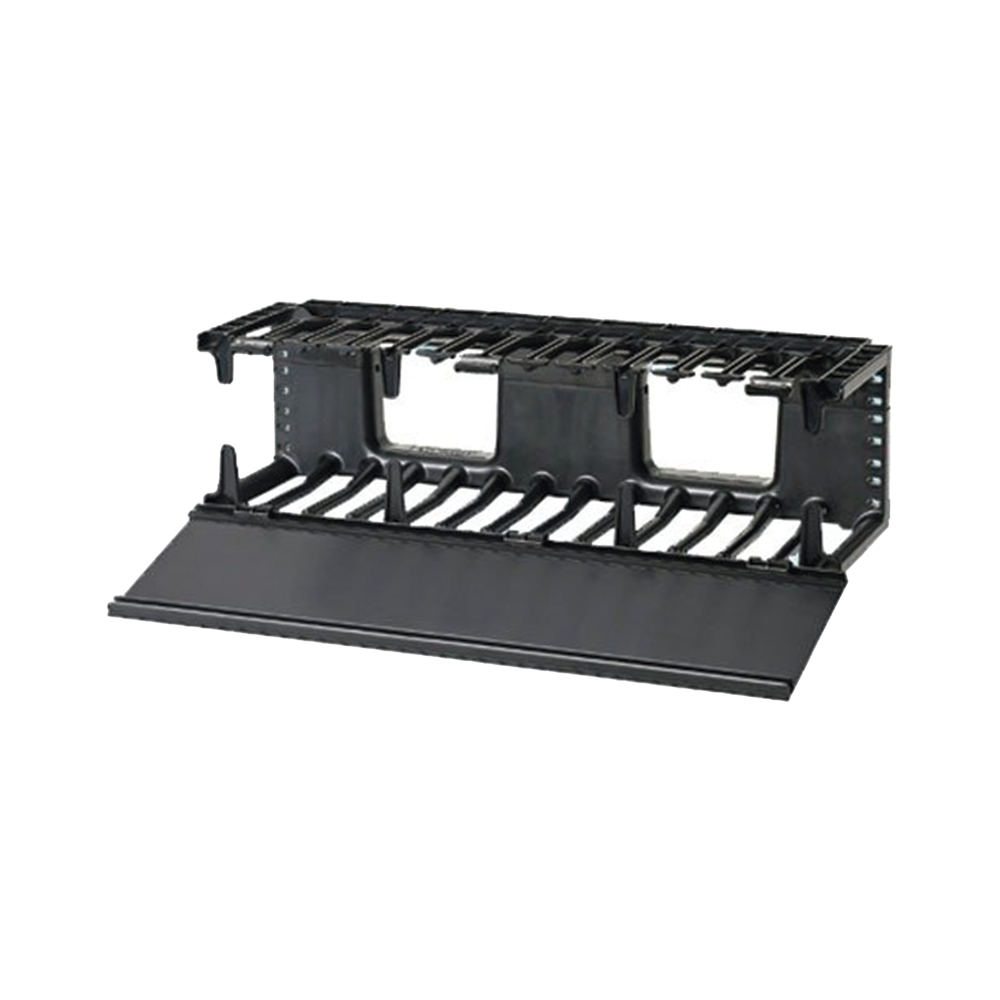 Organizador de Cables Horizontal NetManager, Sencillo (Solo Frontal), Para Rack de 19in, 3UR