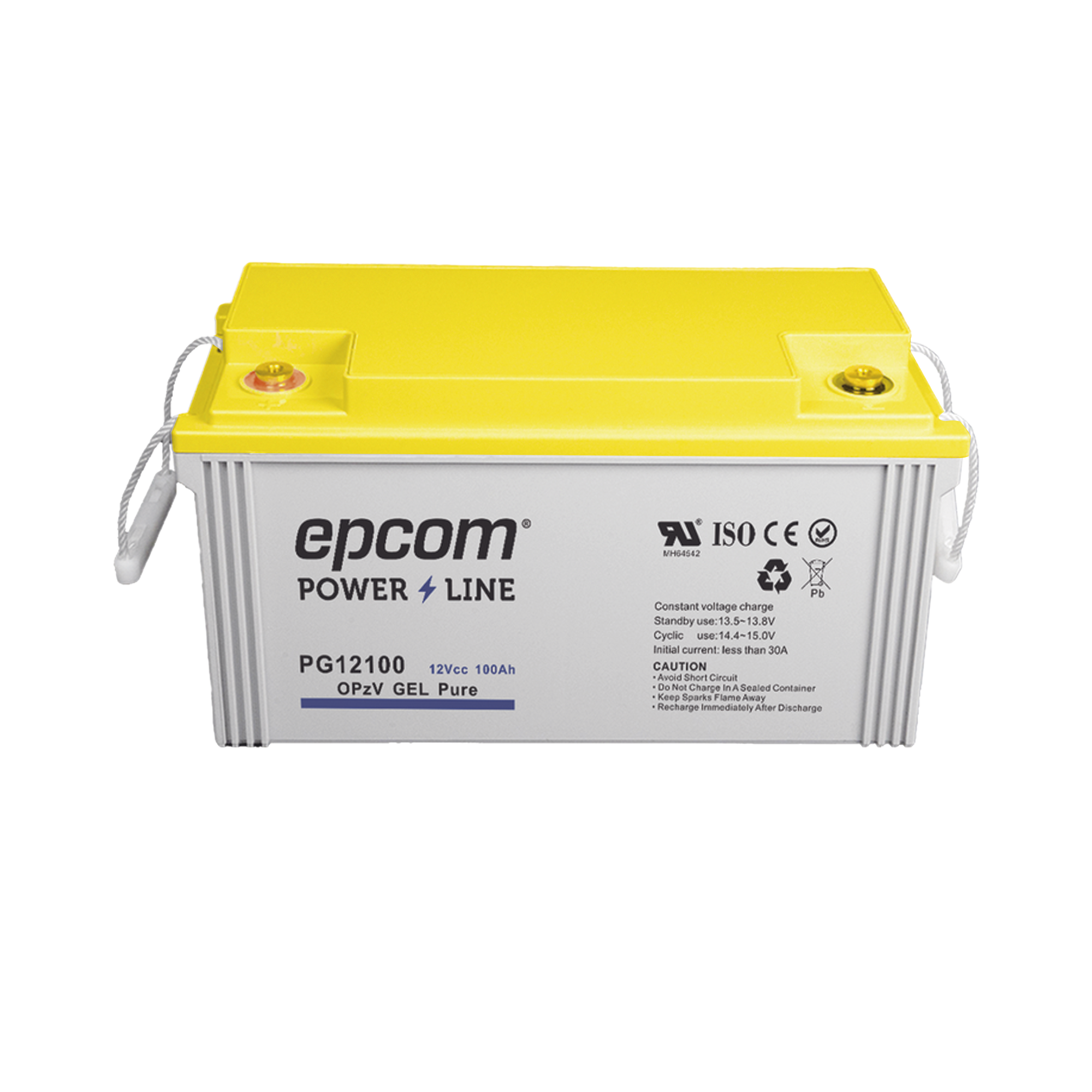 Batería de GEL PURO OPzV / 12 V @ 100 Ah / Ciclo profundo / Uso en Aplicaciones Fotovoltaicas y de Respaldo