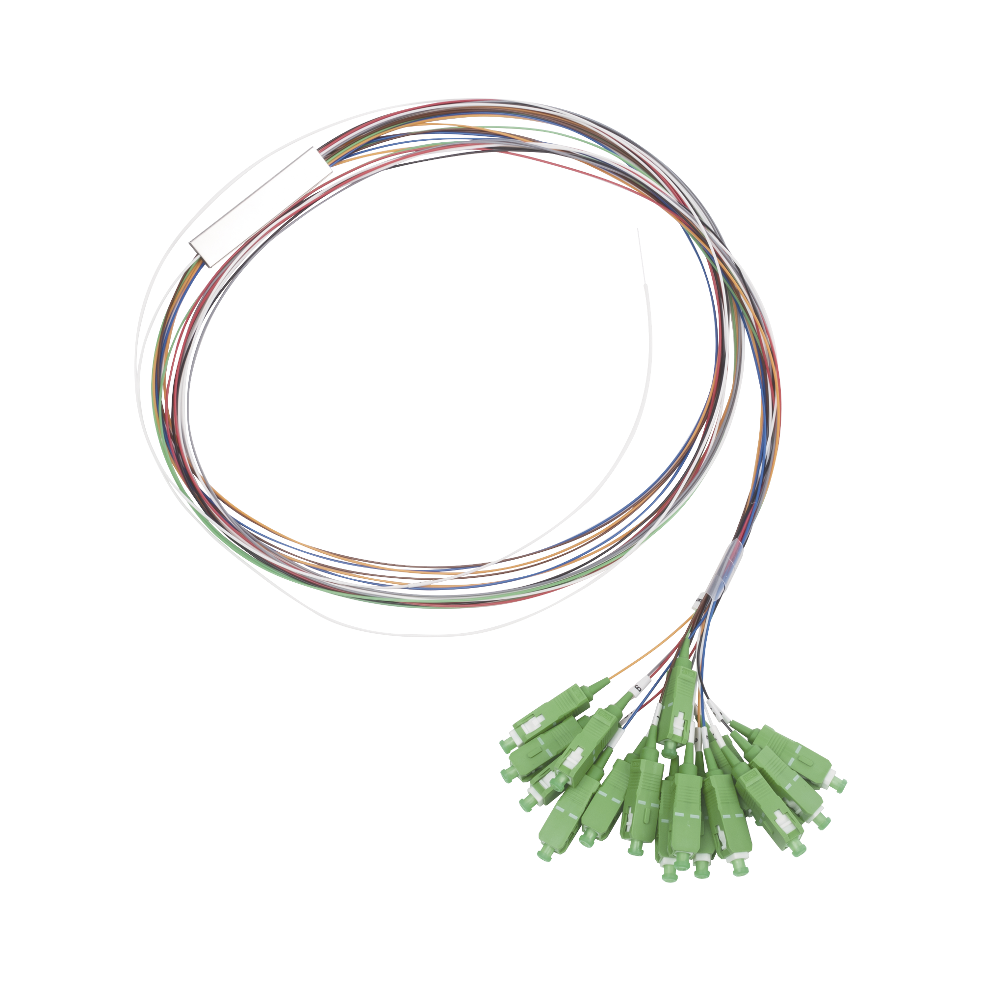 Splitter (Divisor Óptico) tipo PLC, de 1x16, conectores SC/APC de salida