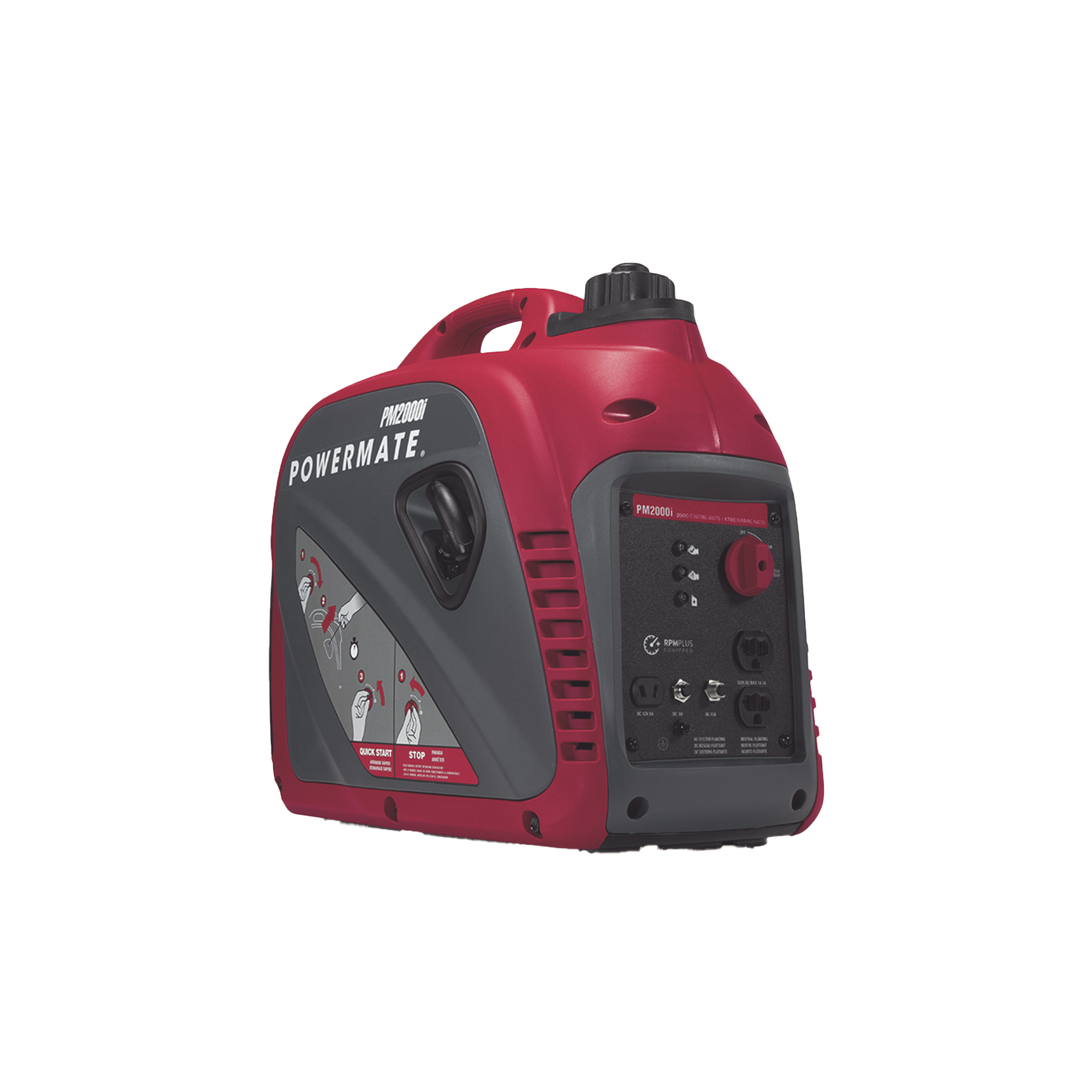 Generador Inversor Portátil a Gasolina, 1.7 kW, 120vca , Arranque Manual